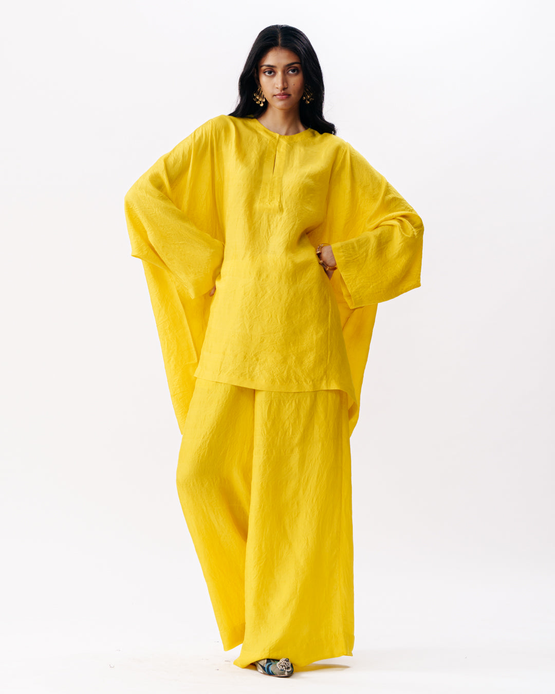 Relaxed Kurta With Trousers