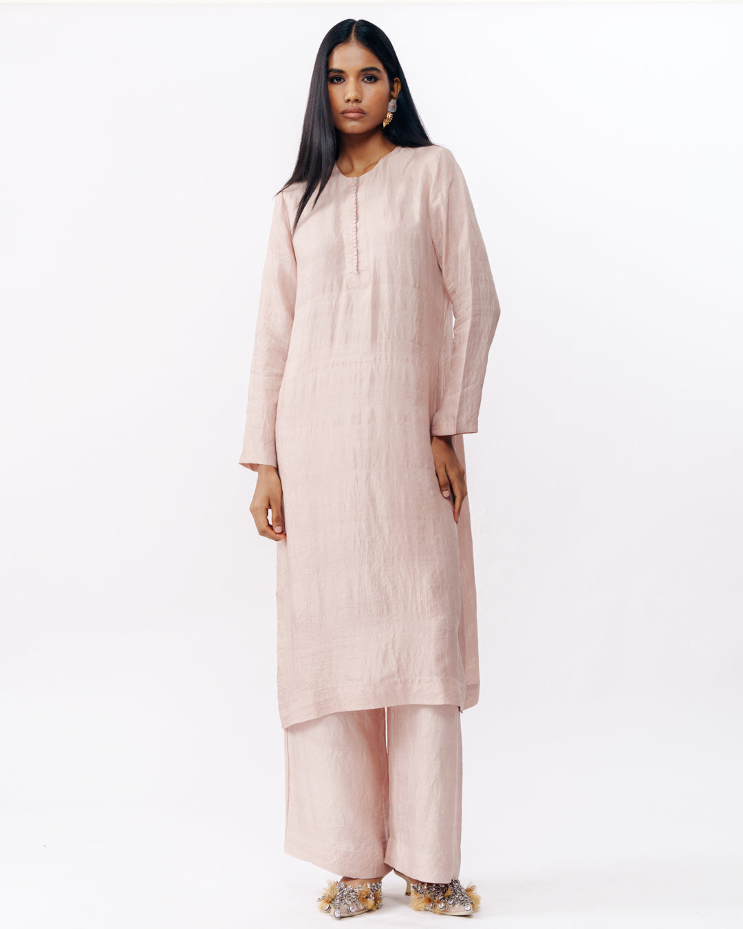 Long Kurta With Trousers