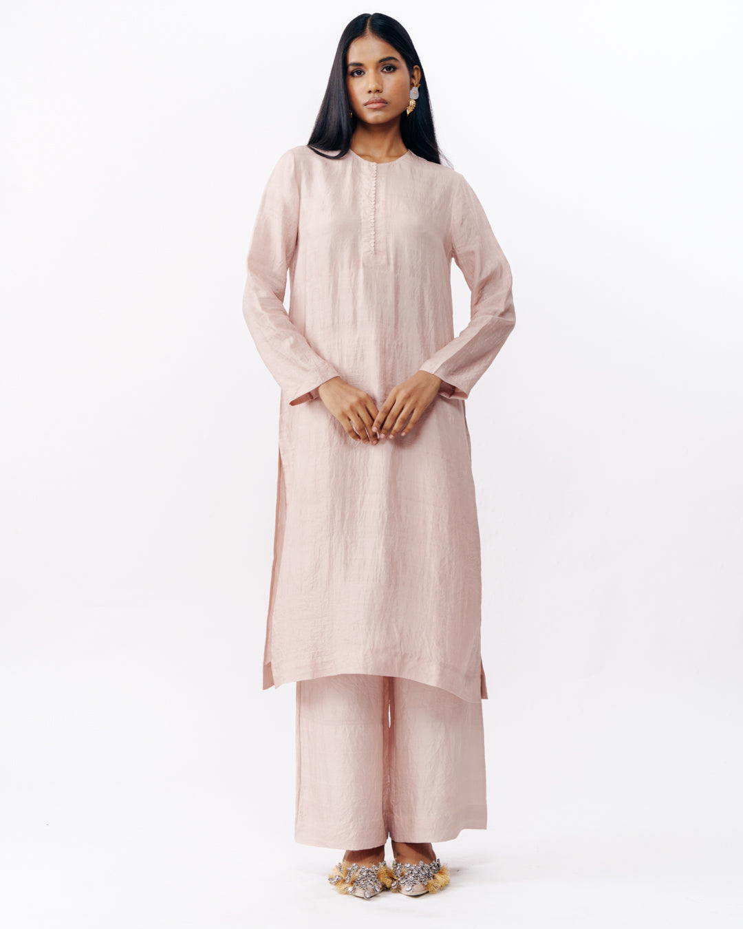 Long Kurta With Trousers