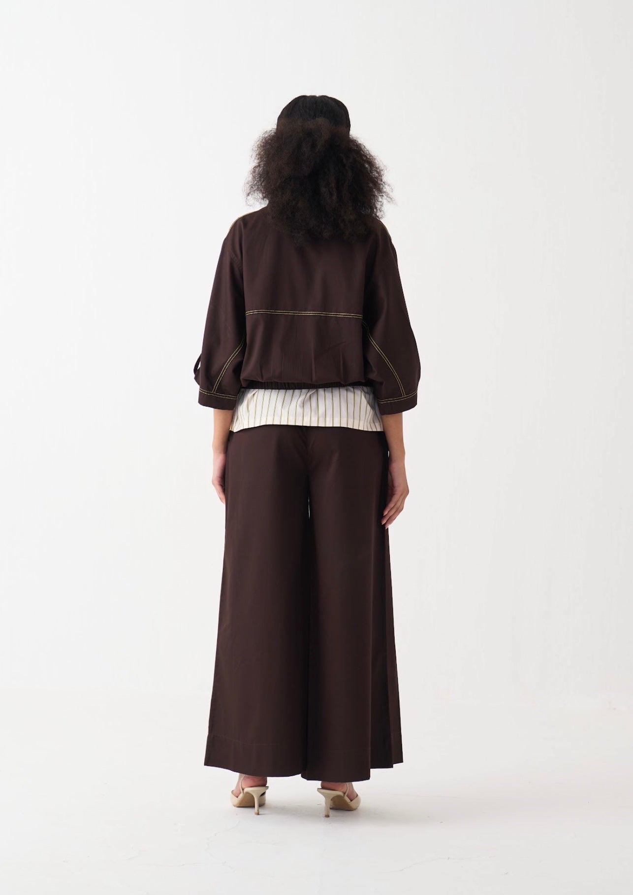 Short Elasticated Jacket Co-ord (set Of 3)