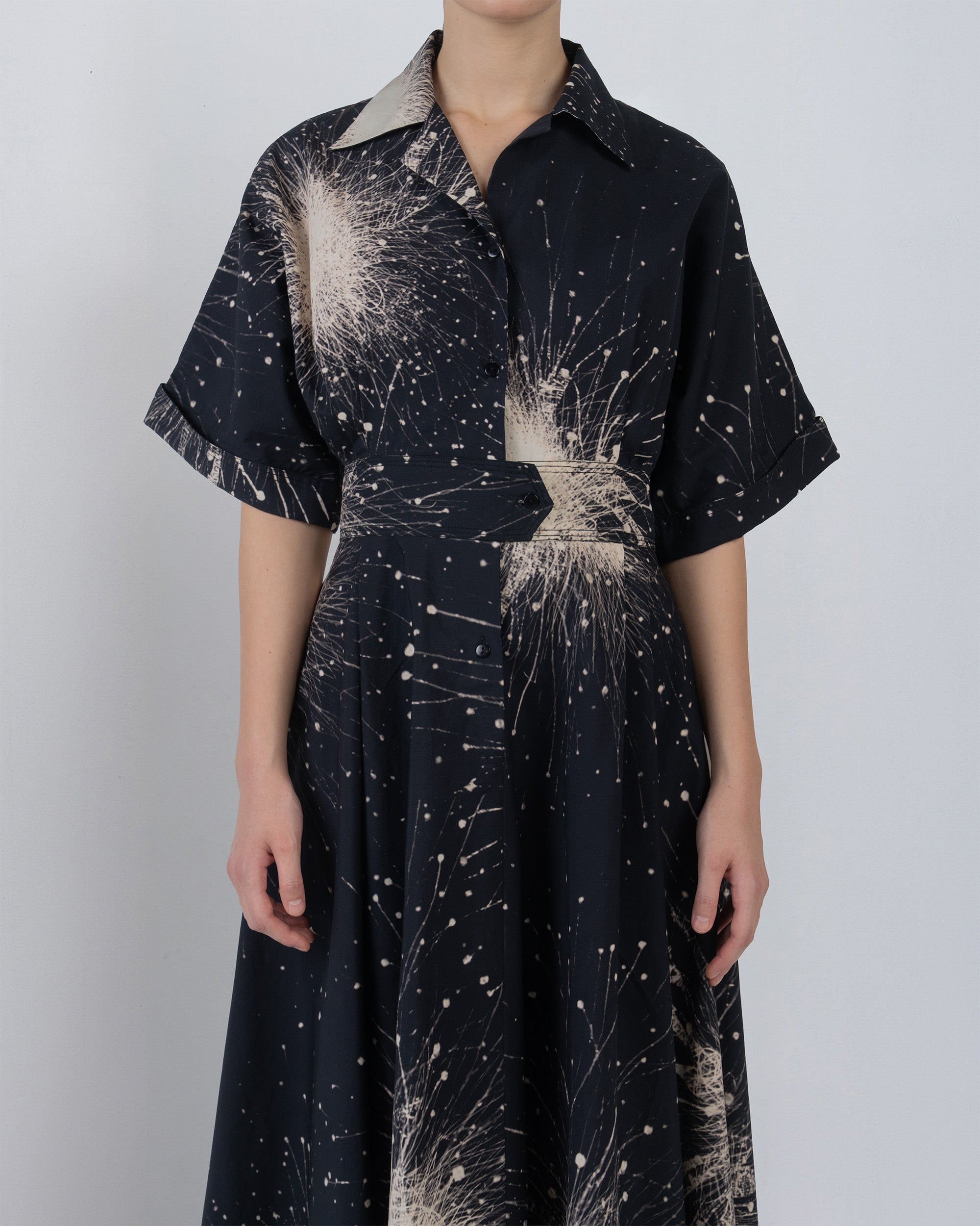 Sun Dress In Splatter Print