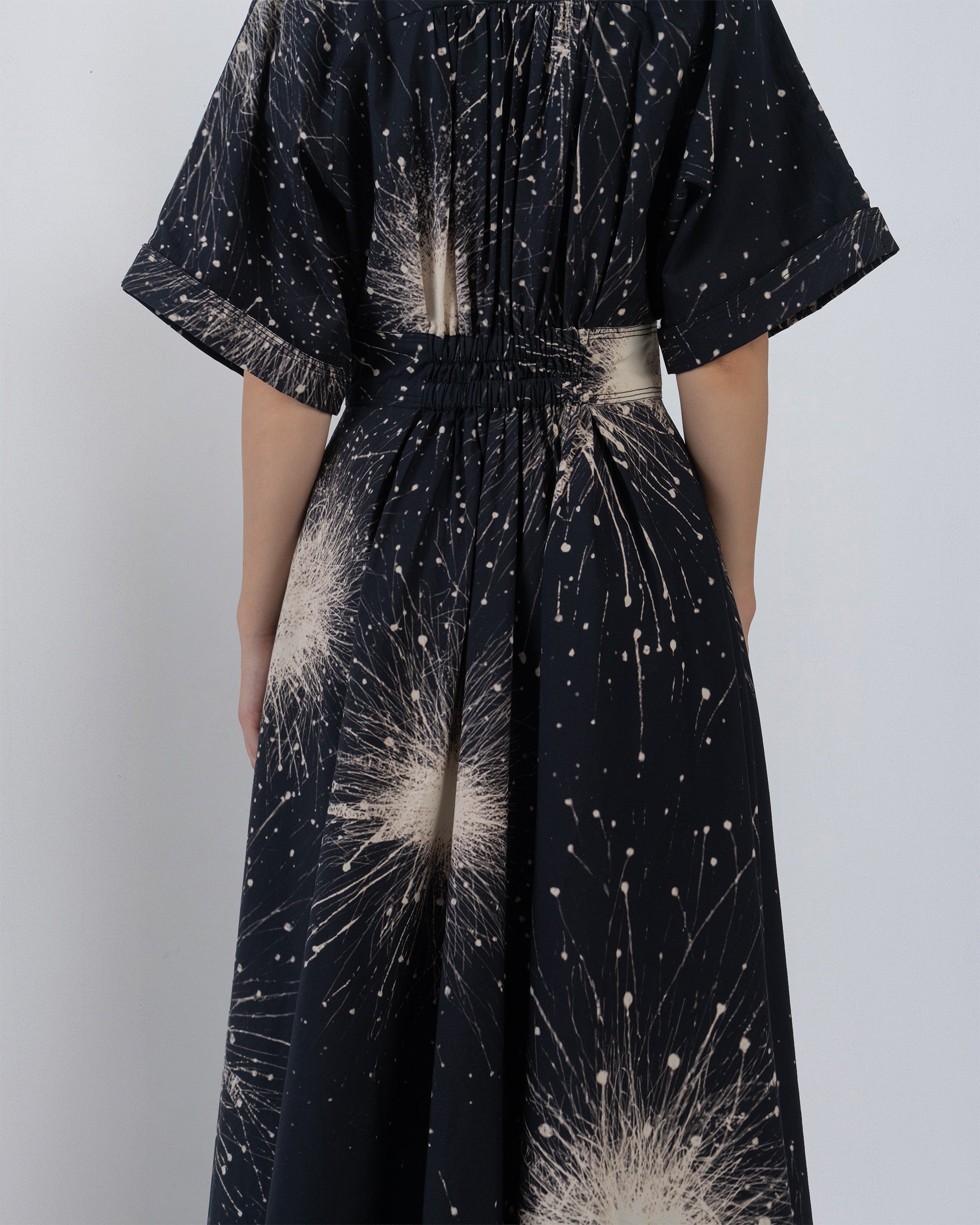 Sun Dress In Splatter Print