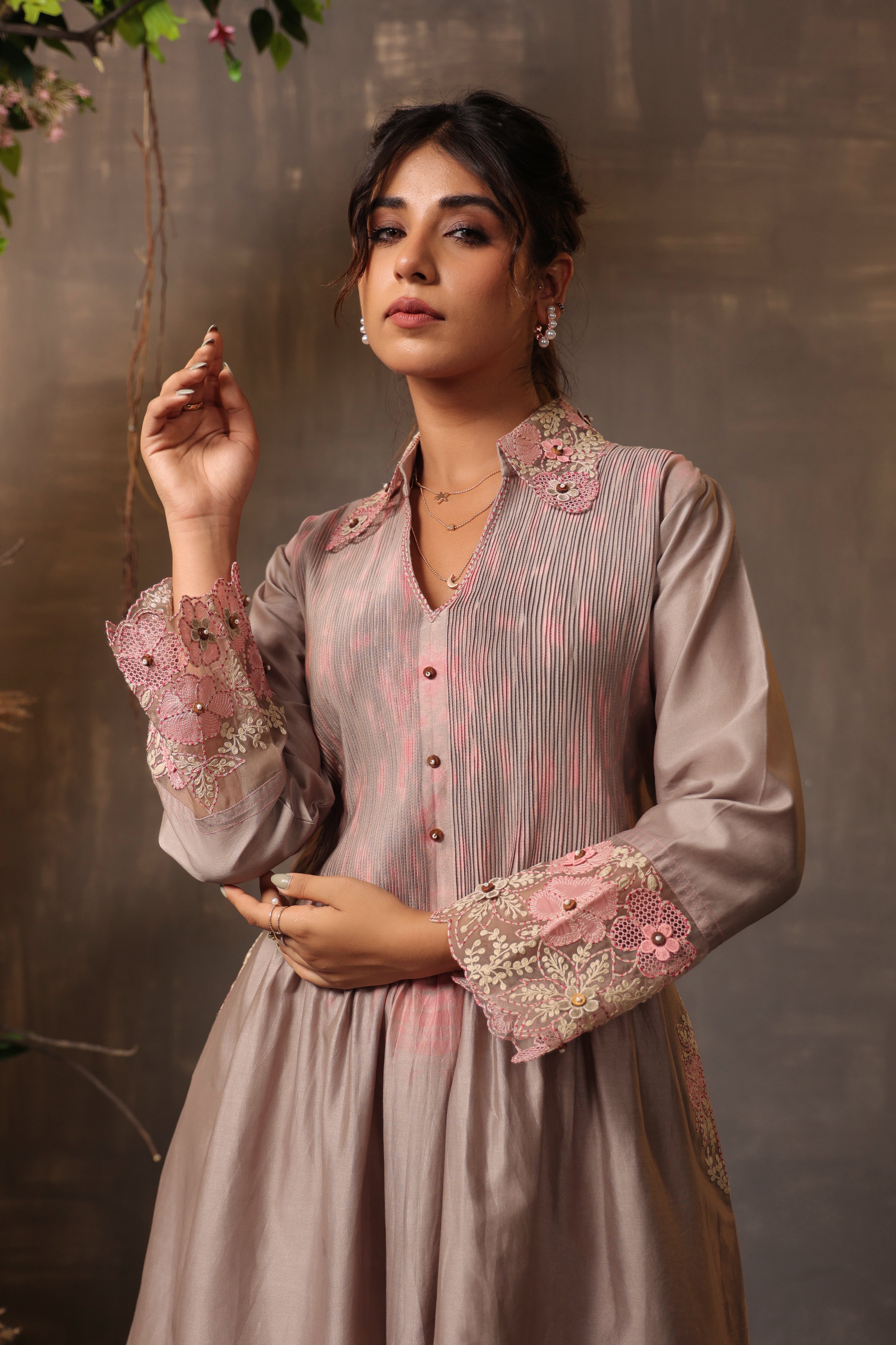 Gulshan Shibori Kurta Set