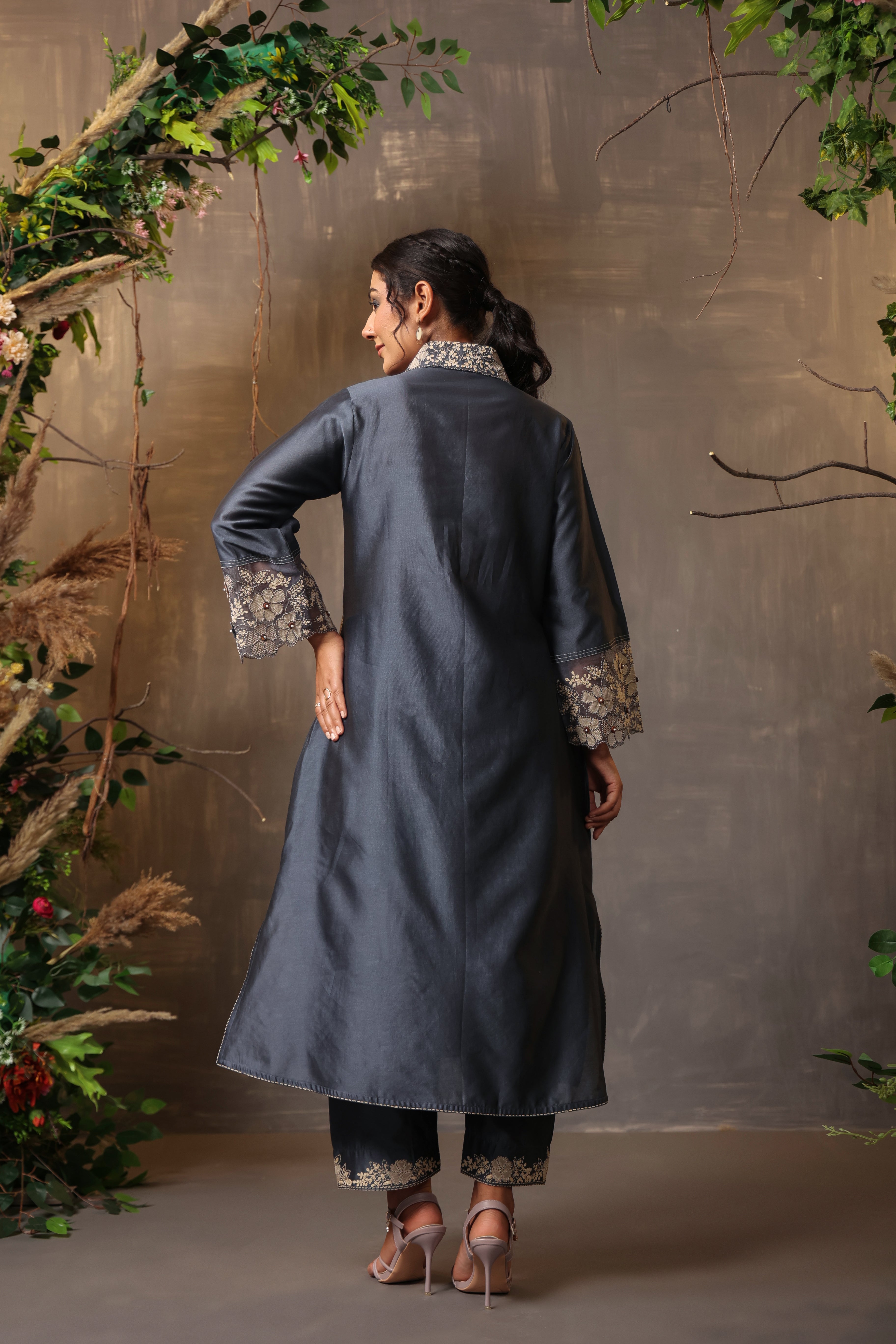 Gulshan Shibori Kurta Set