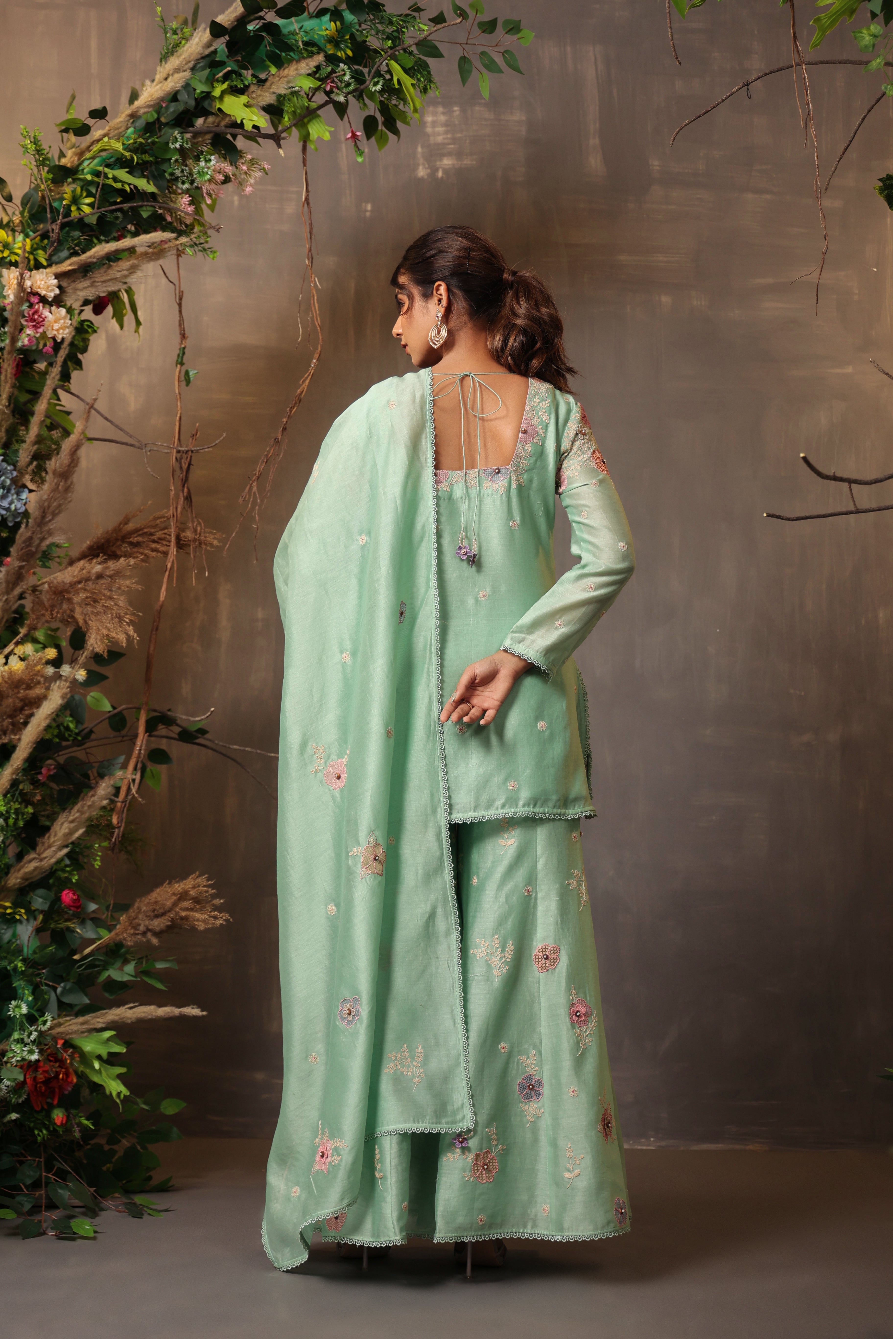 Gulshan Square Neck Sharara