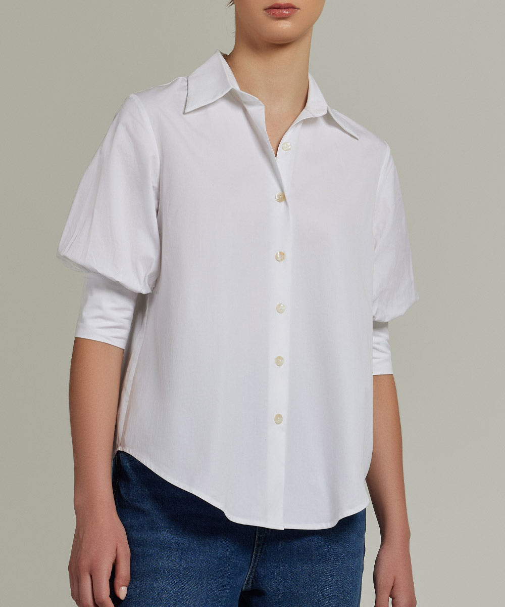 Egyptian Cotton Short-Sleeved Shirt