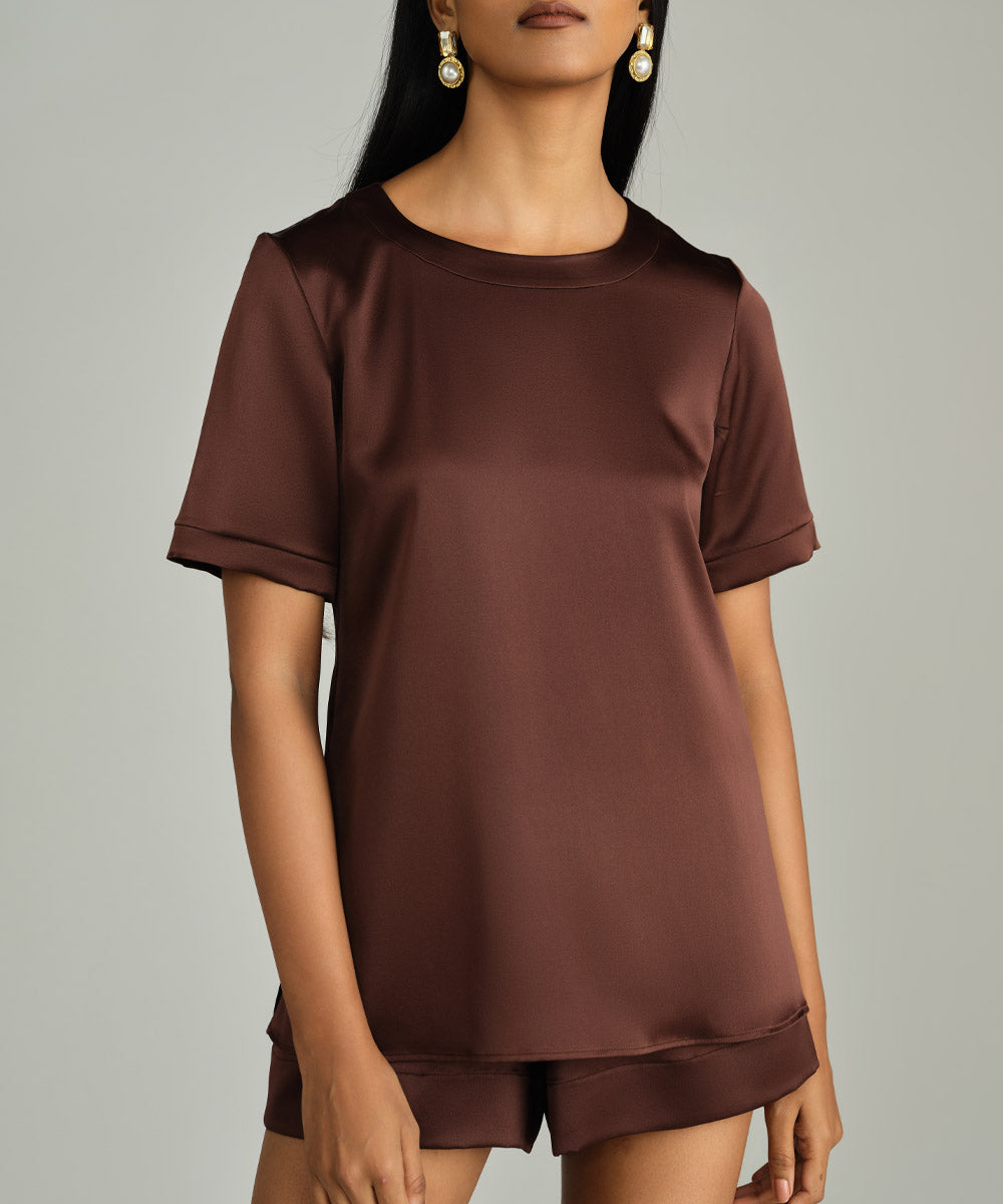 Espresso Silk T-shirt