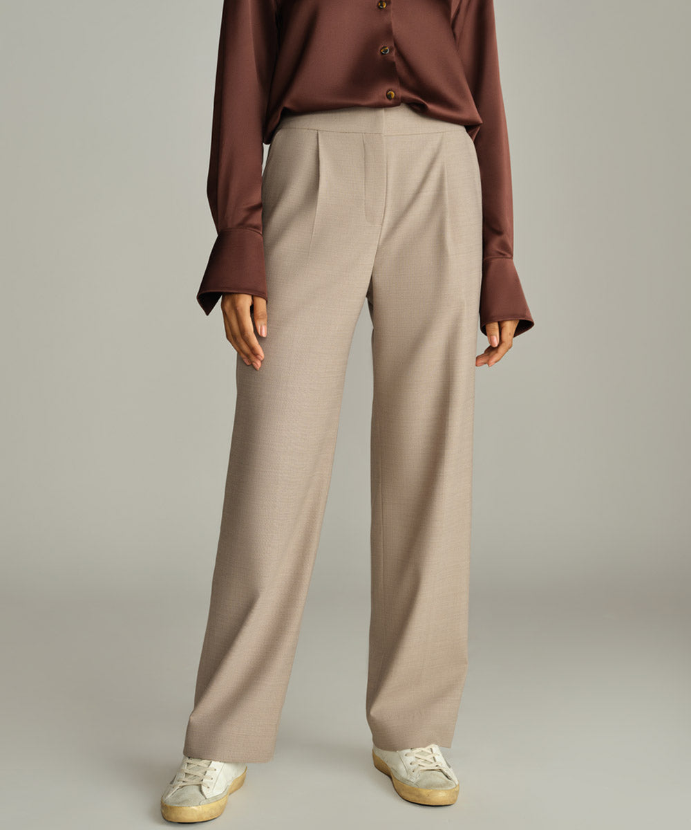 Pleated Suiting Trousers