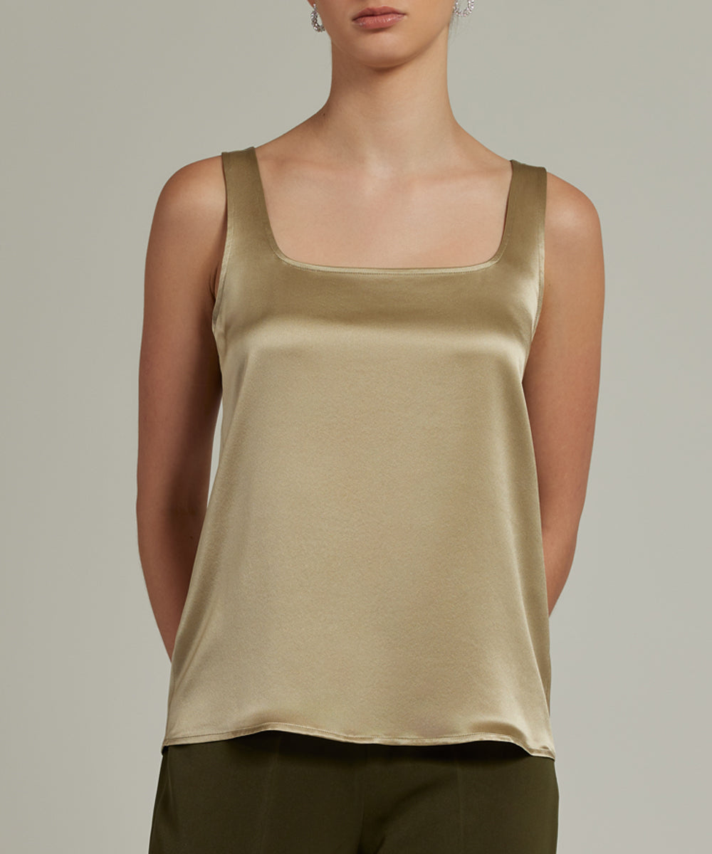 Espresso Silk Camisole