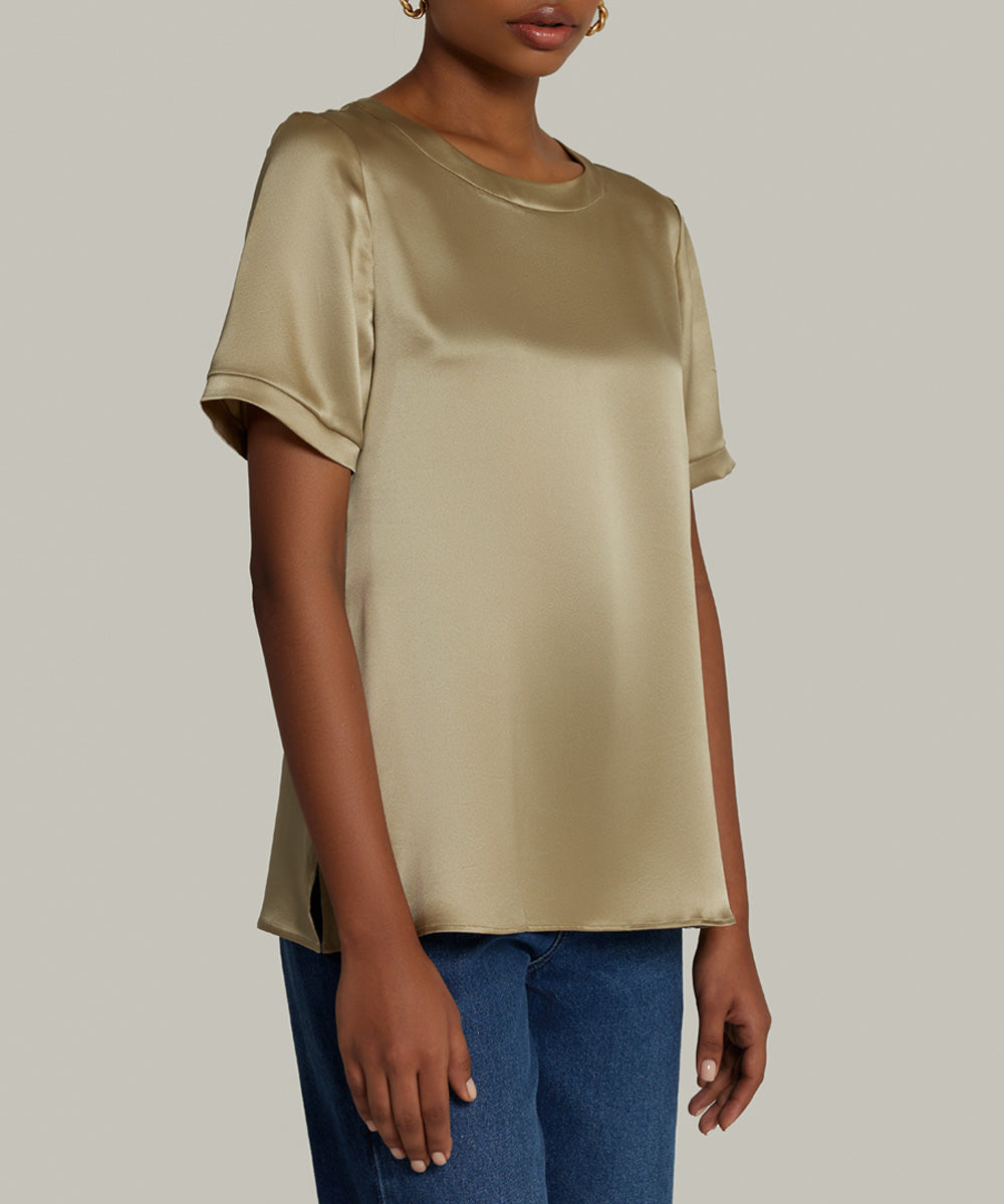 Espresso Silk T-shirt