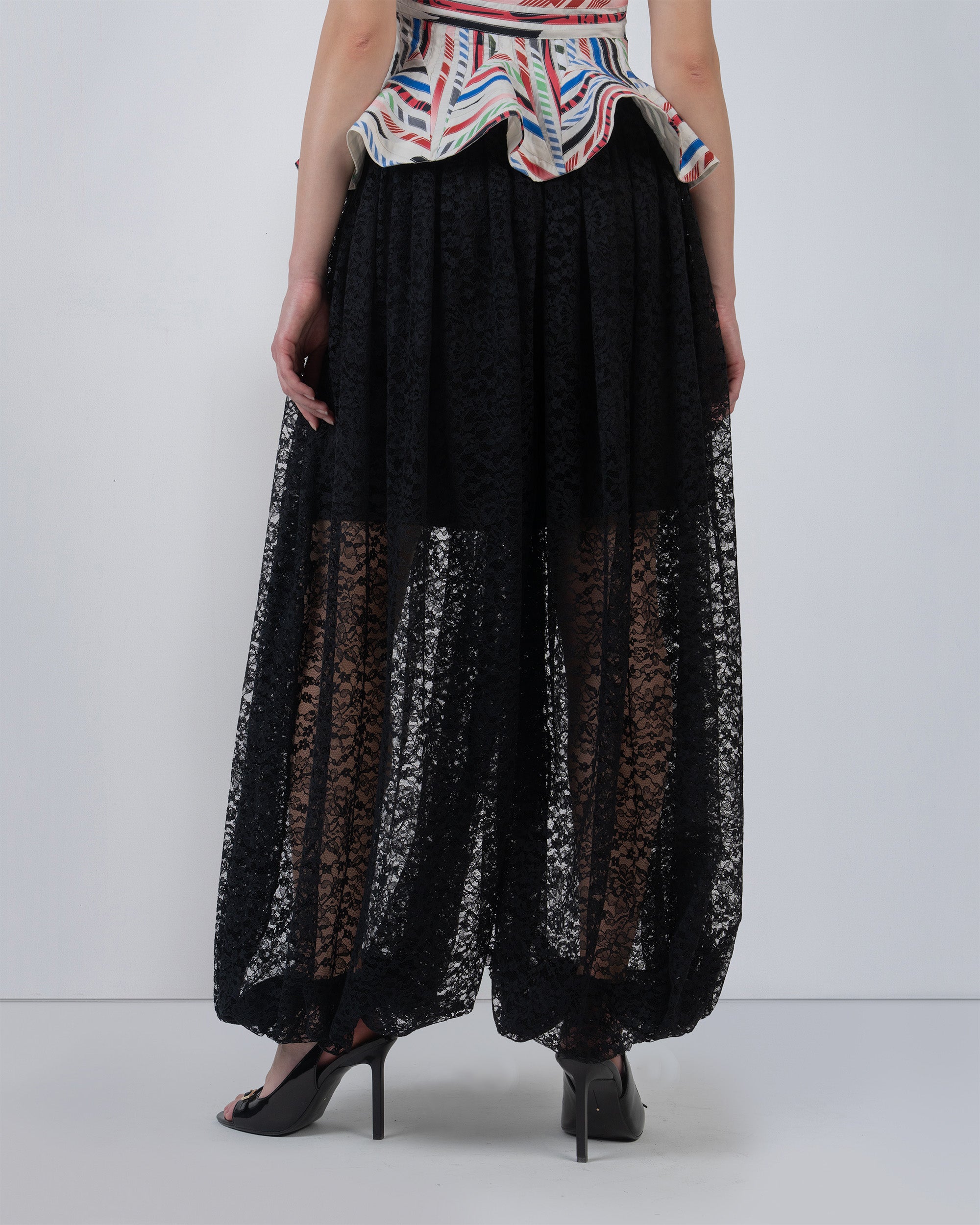 Lace Balloon  Pants