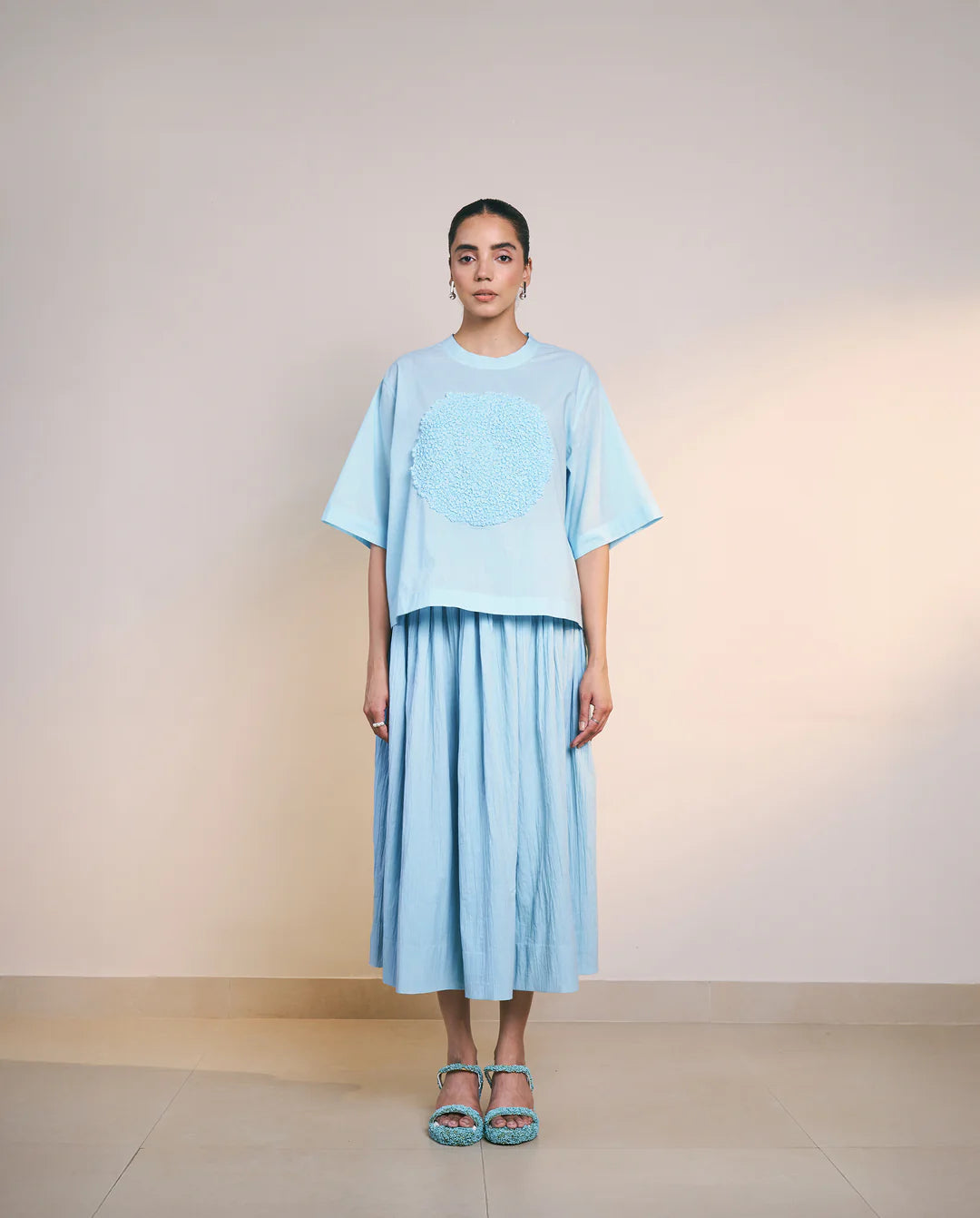 Ice Blue Fleck T-shirt