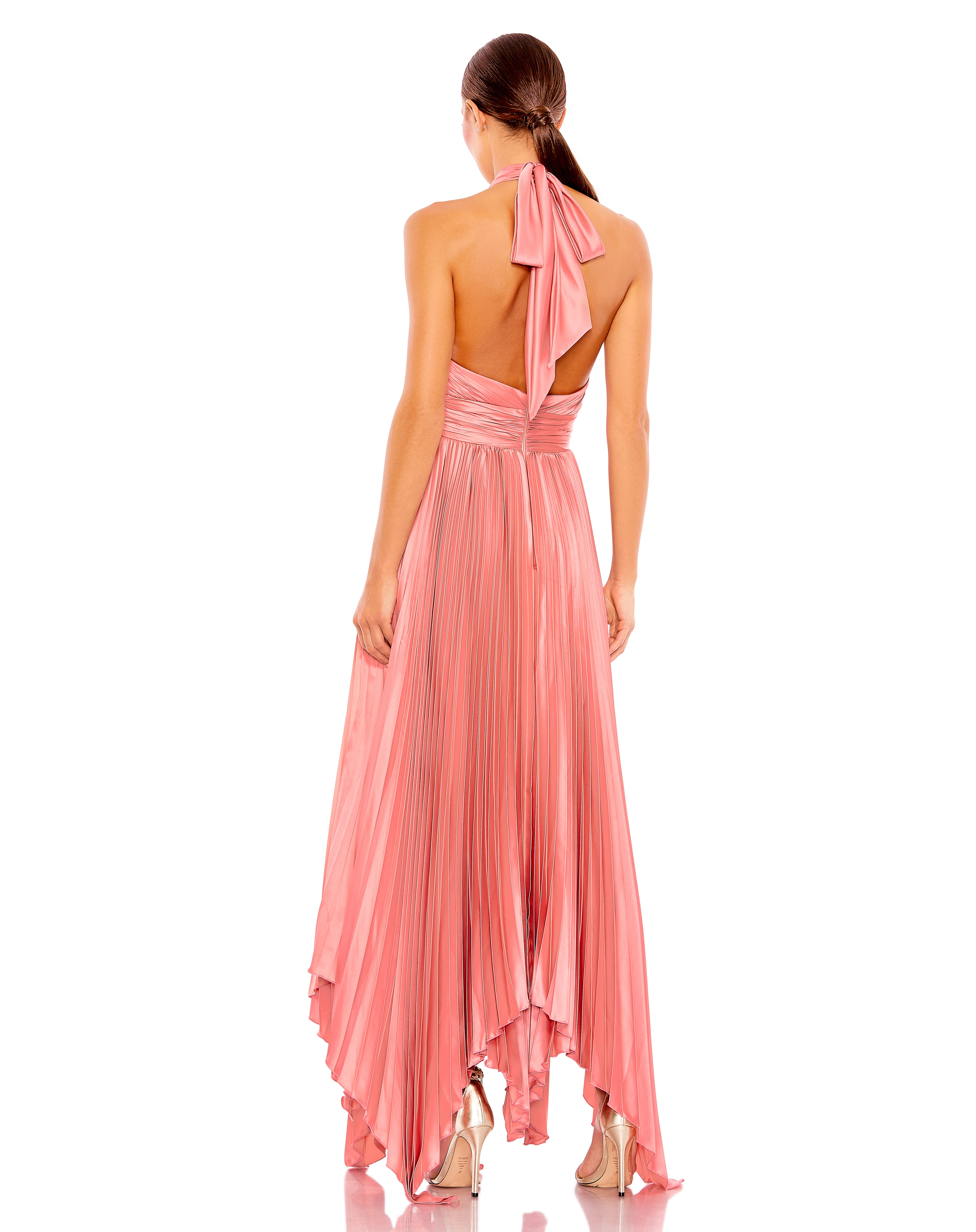 Flared Halter Dress