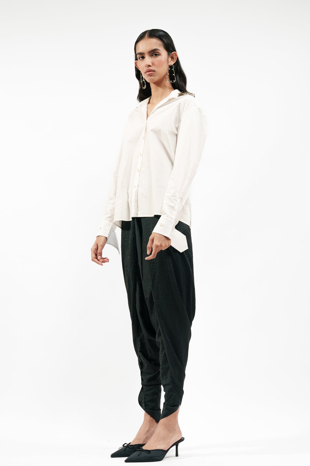 Shirt With Dhoti Pants