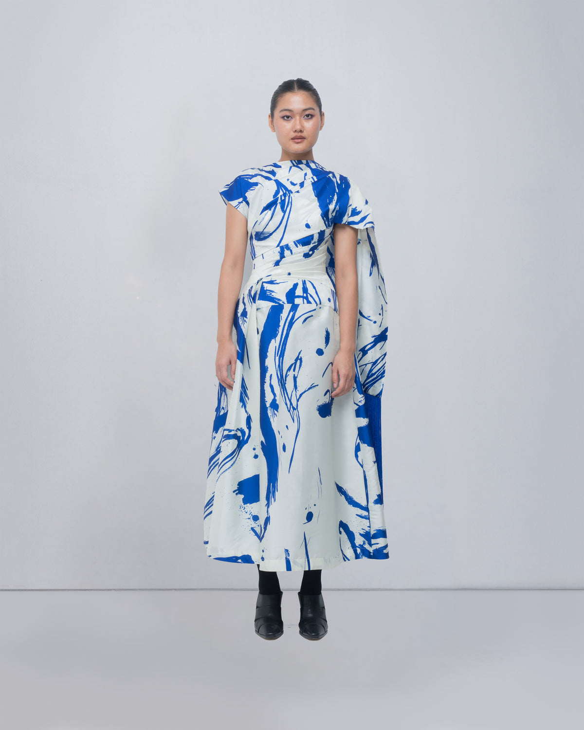 Shiori Draped Dress