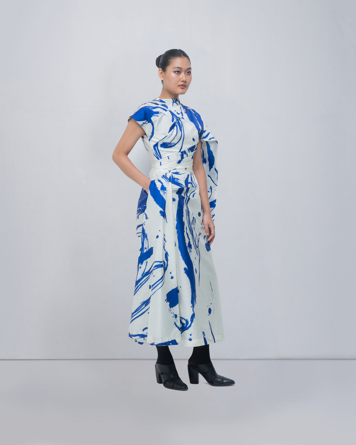 Shiori Draped Dress