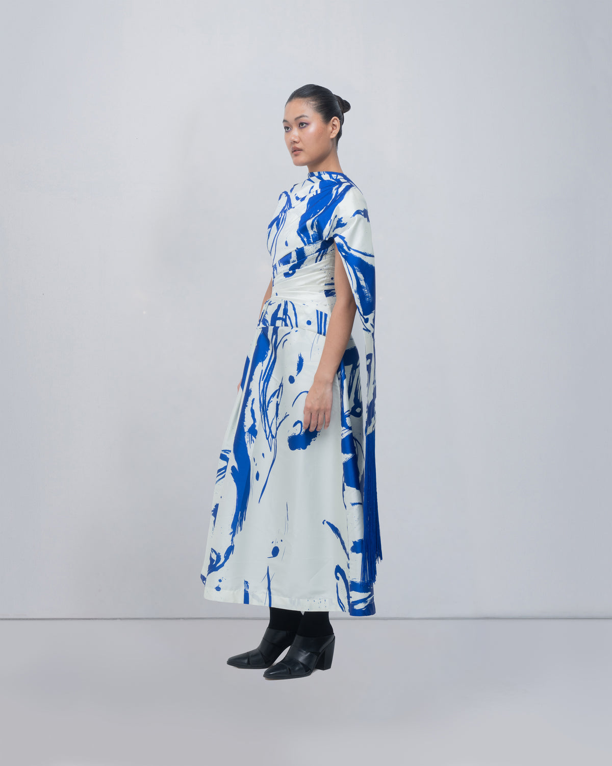 Shiori Draped Dress