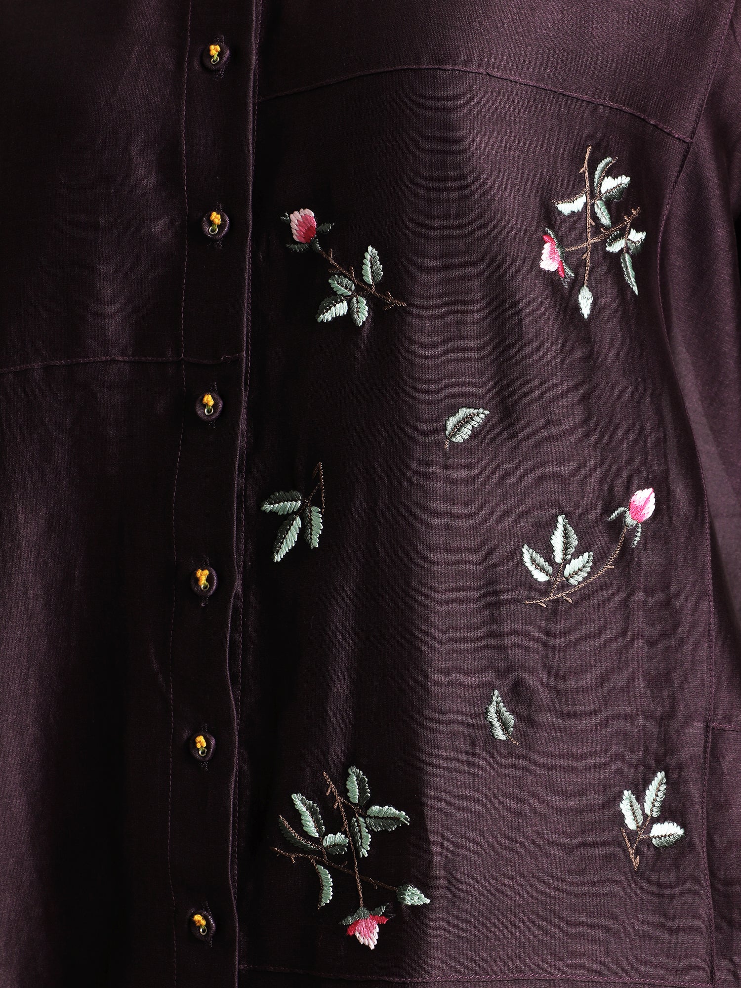 Lavender Pin Tuck Shirt And Silk Chanderi Pants