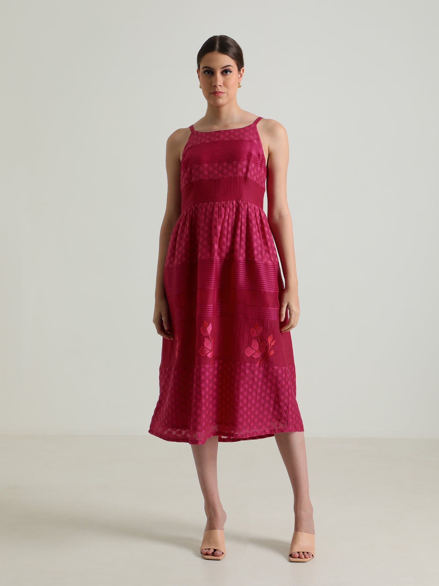 Frusia Lace Strap Dress