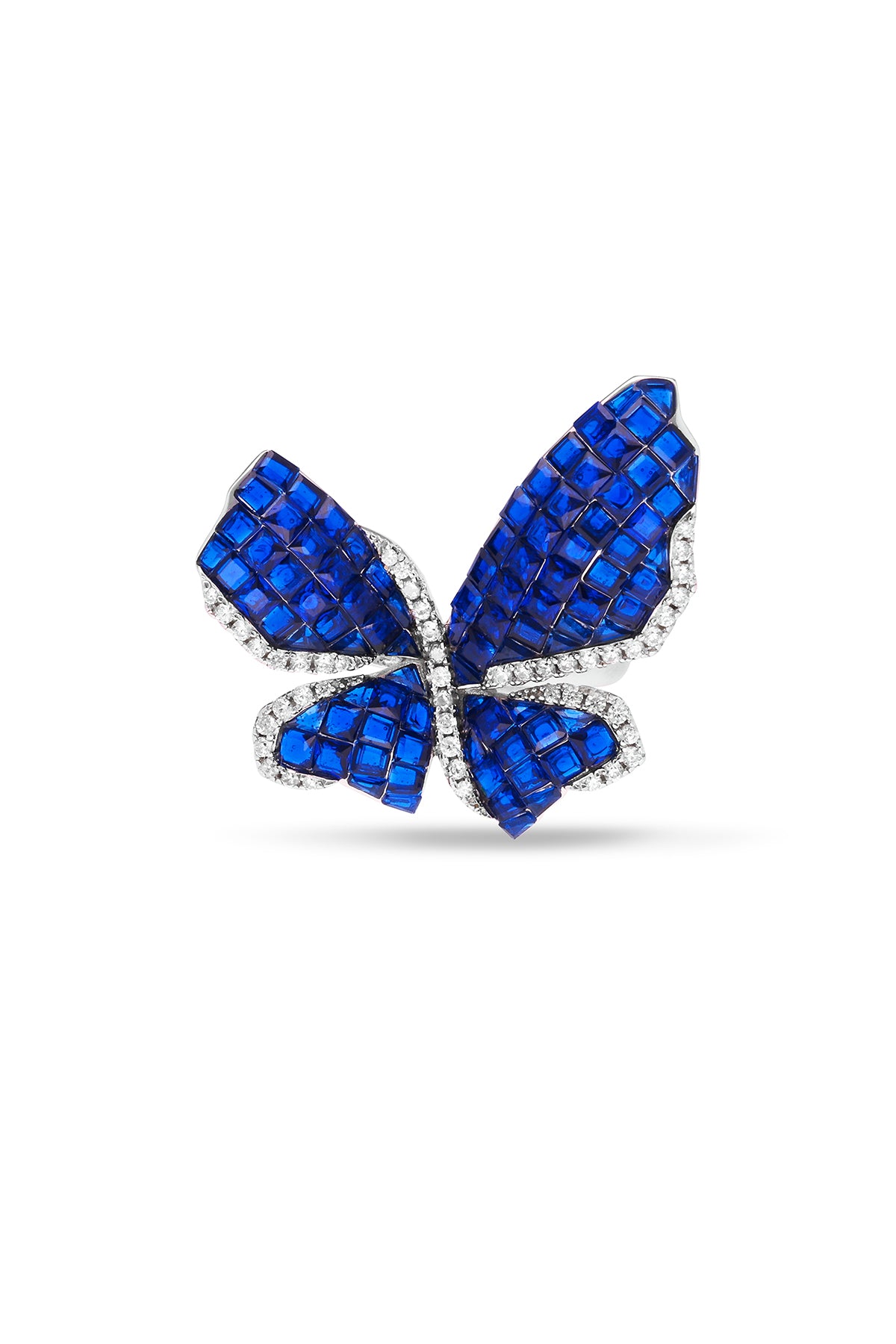 Morpho Butterfly Ring (Size 6)