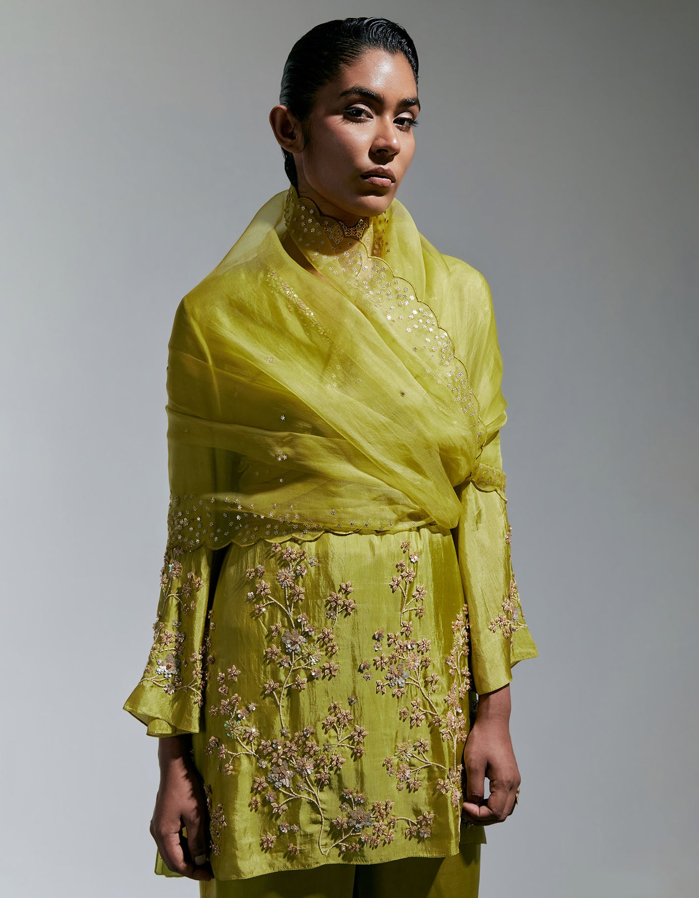 Henna Organza Dupatta