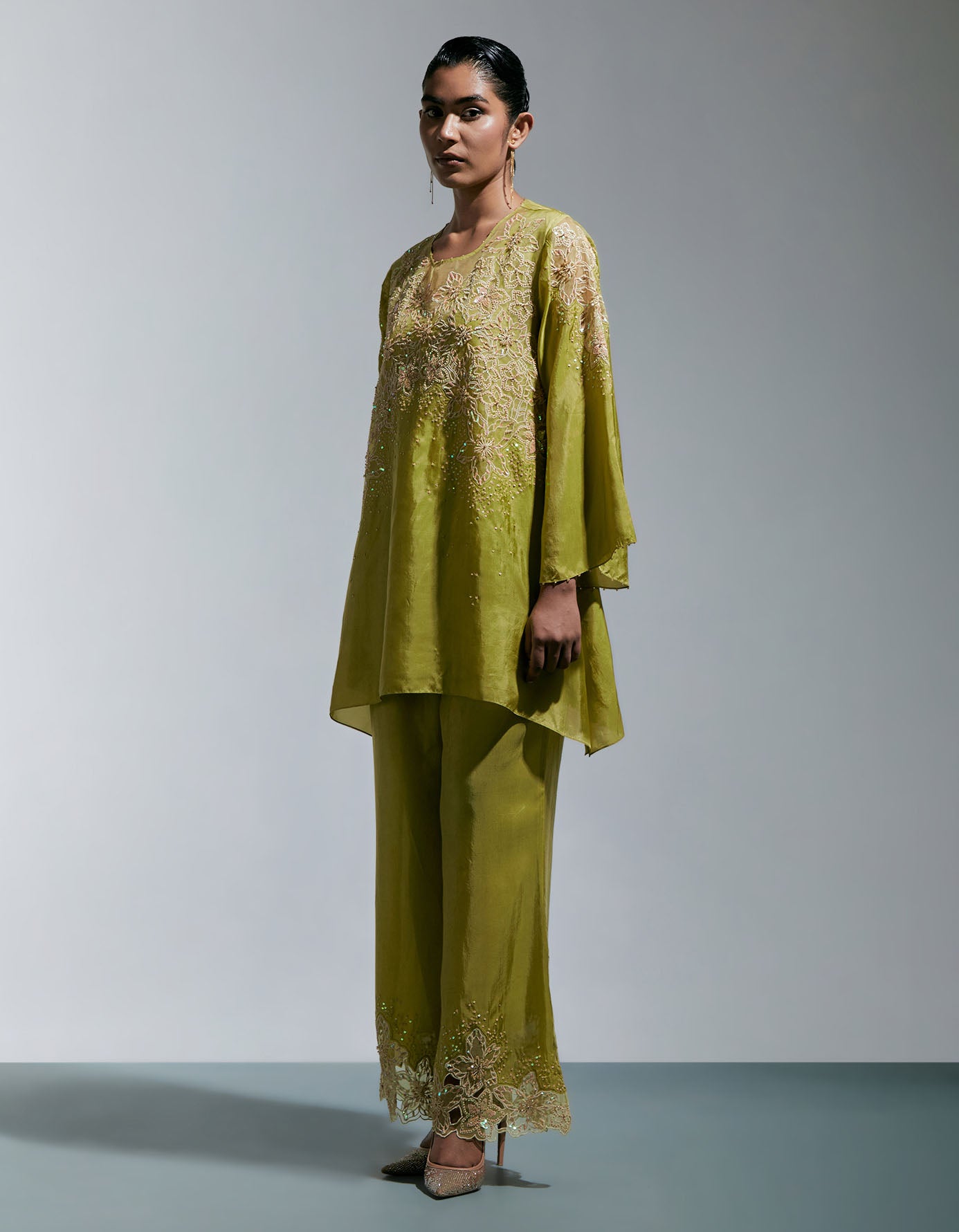 Henna Silk Co-ord Set