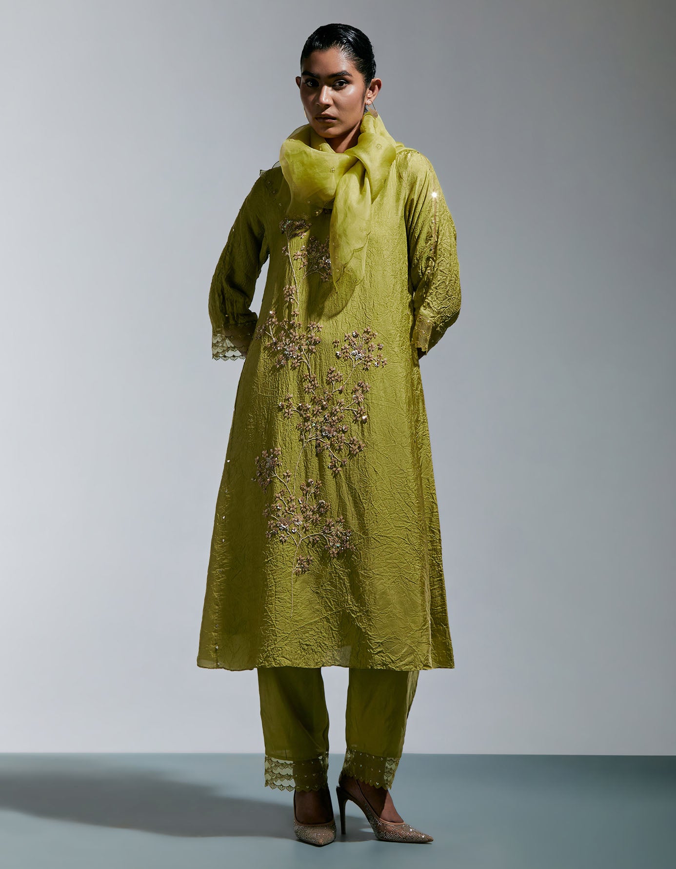 Henna Organza Dupatta