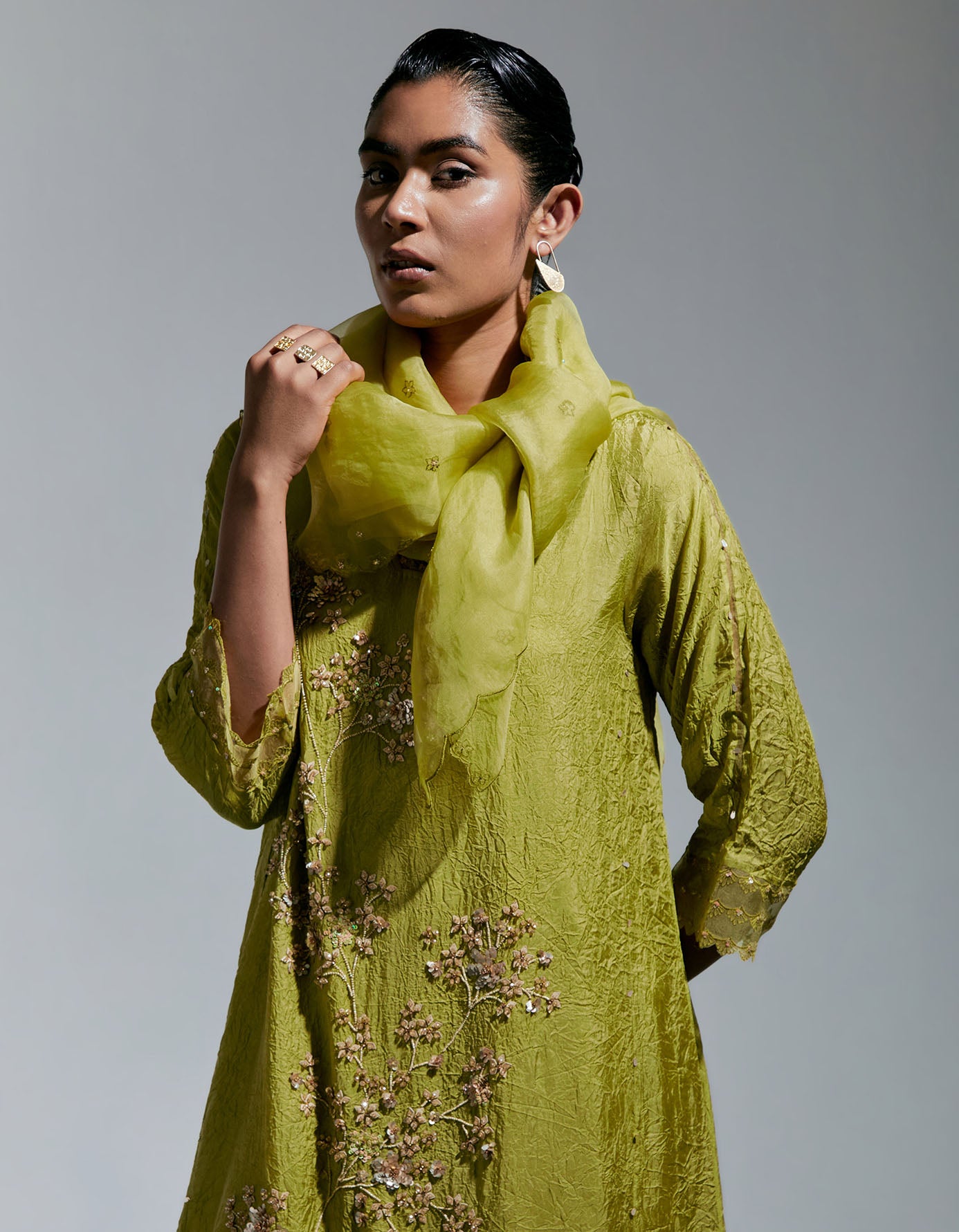 Henna Organza Dupatta