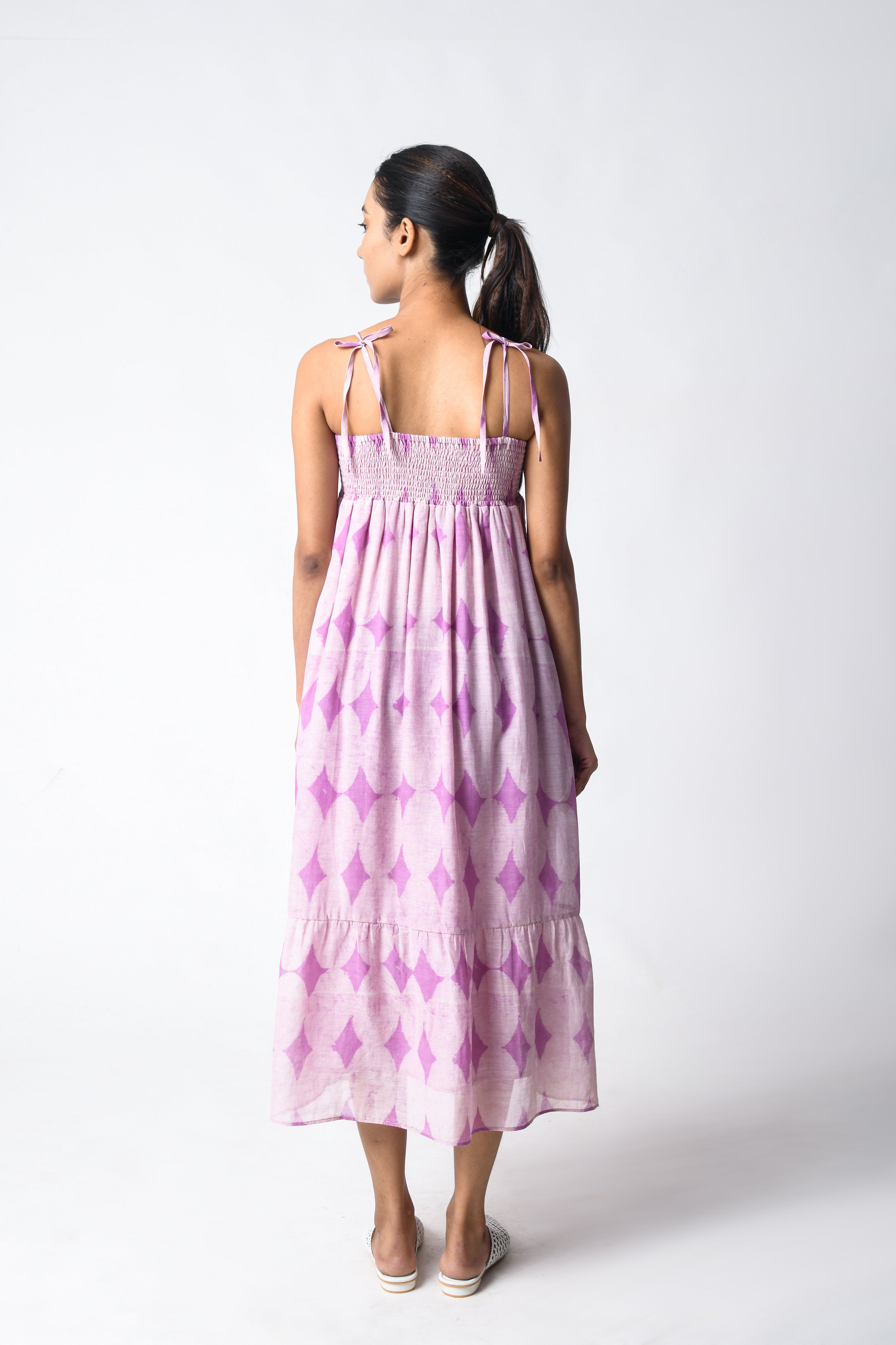 Strappy Plum Dress