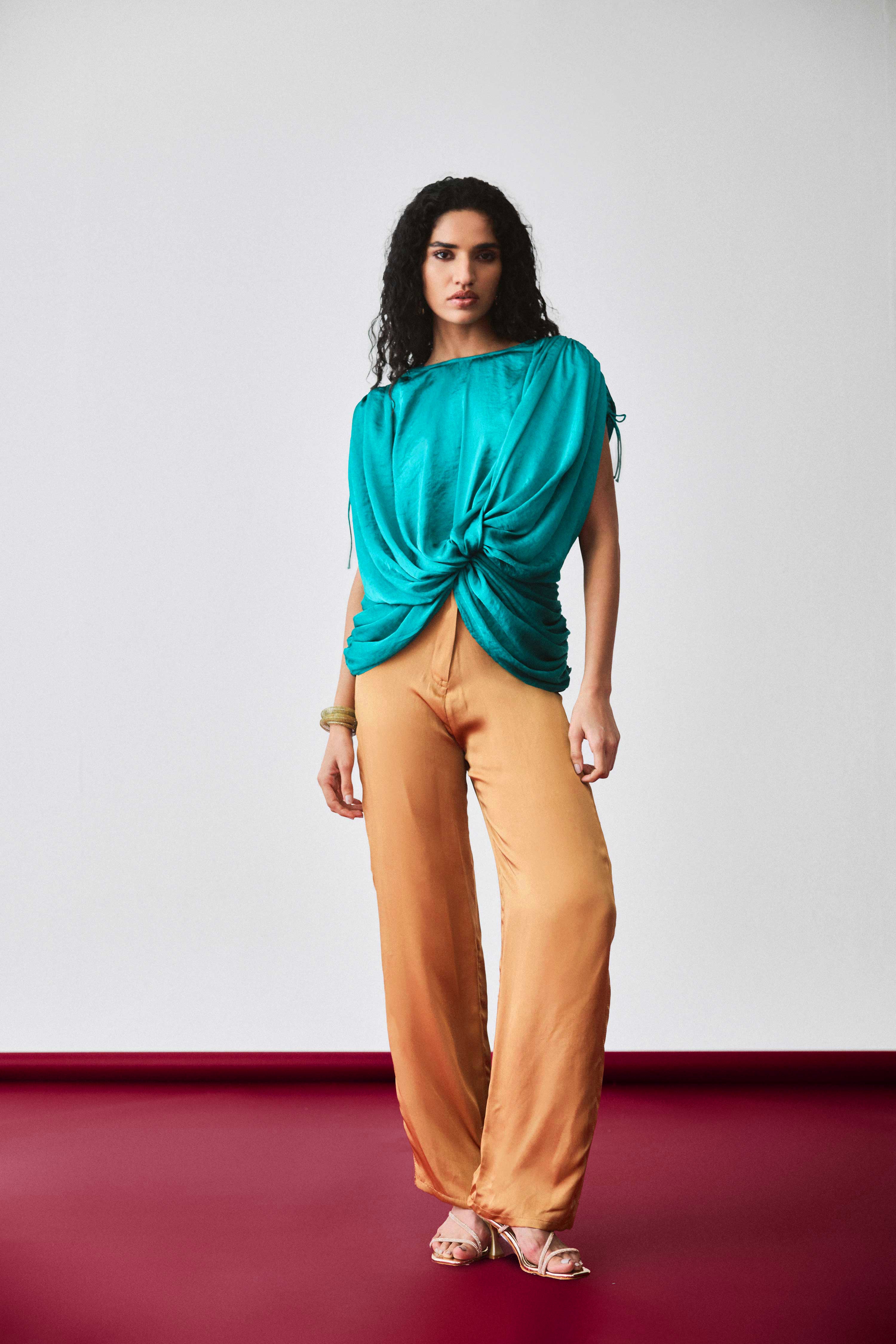 Echo Fern Drape Top
