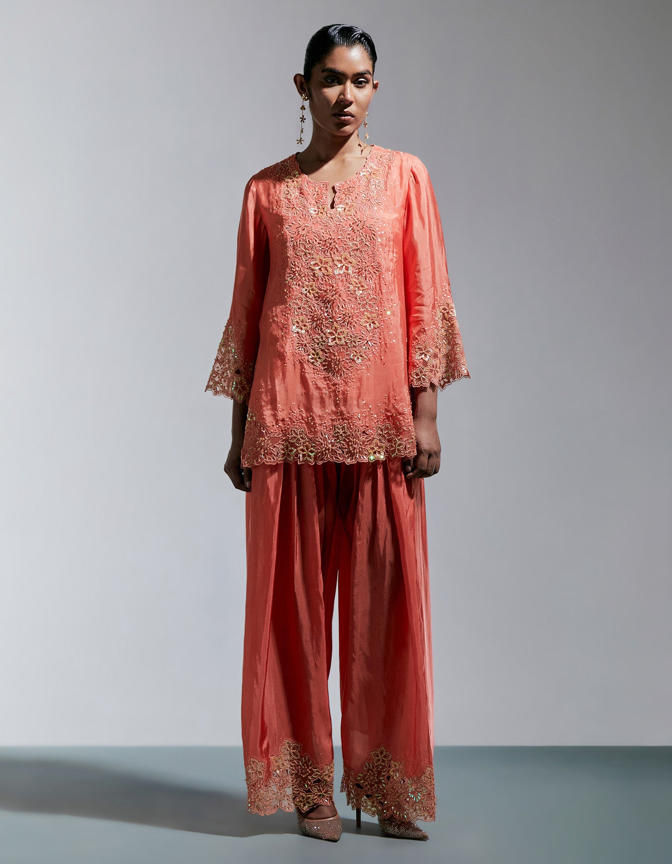 Vermillion Salwar Set