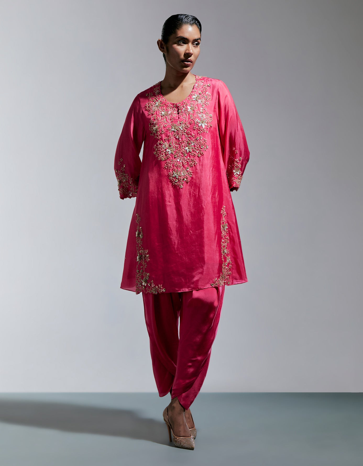 Raspberry Salwar Set