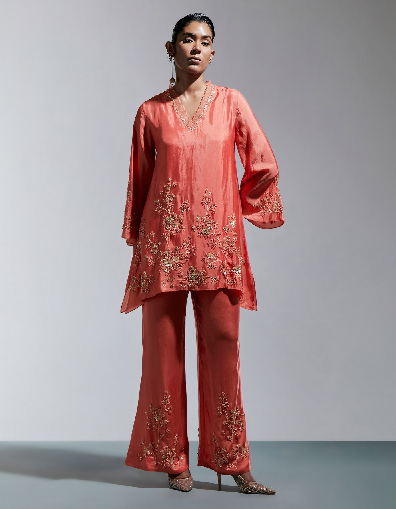 Vermillion Salwar Set