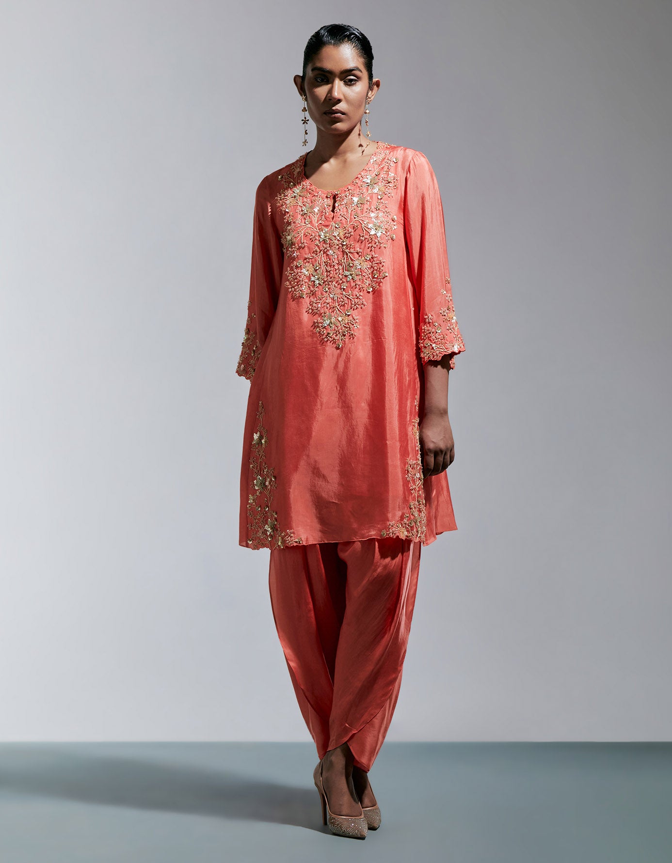 Vermillion Salwar Set