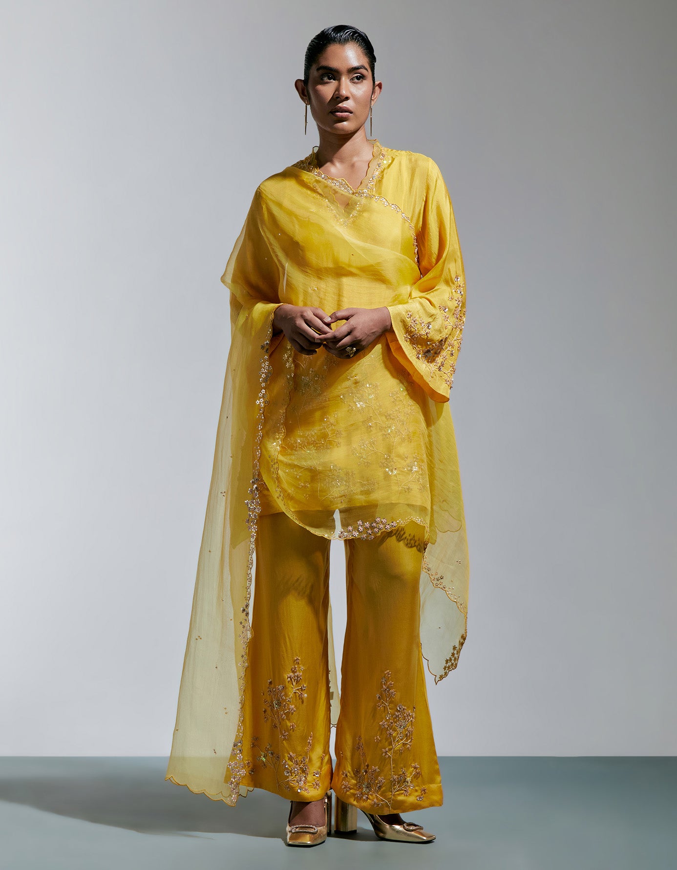 Amber Organza Dupatta
