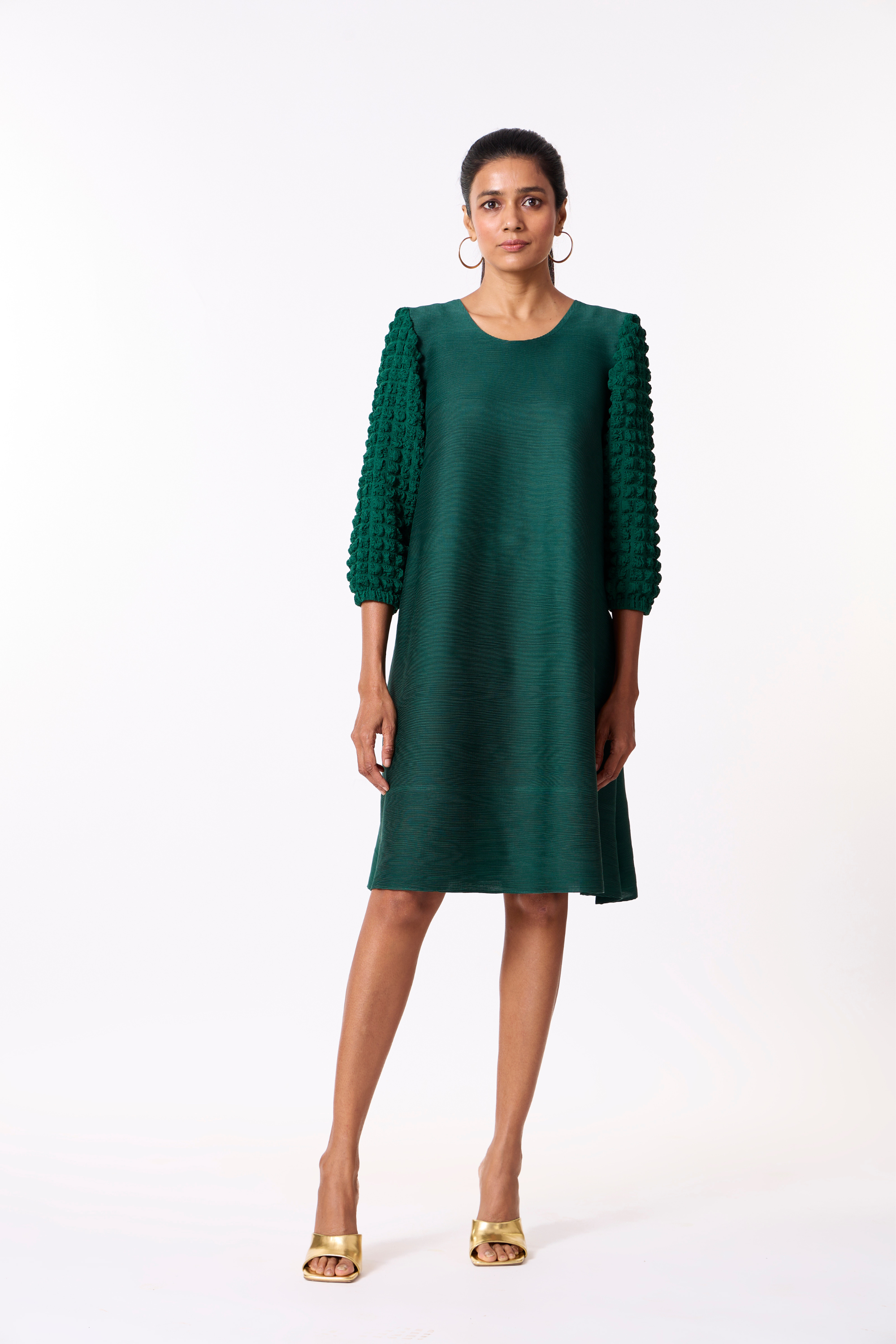 Sophie Dress - Emerald Green