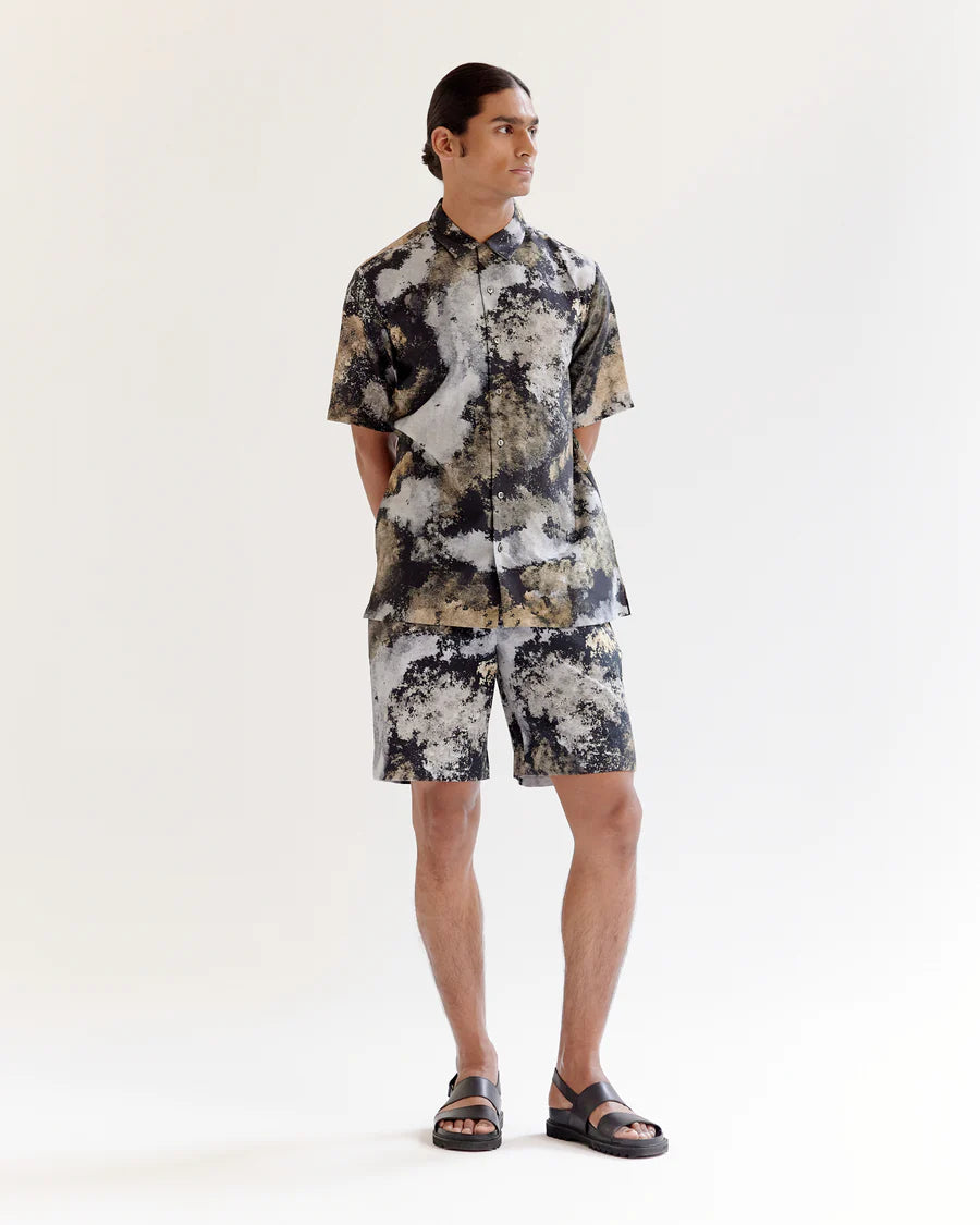 Dust Cloud Camo Half Shirt
