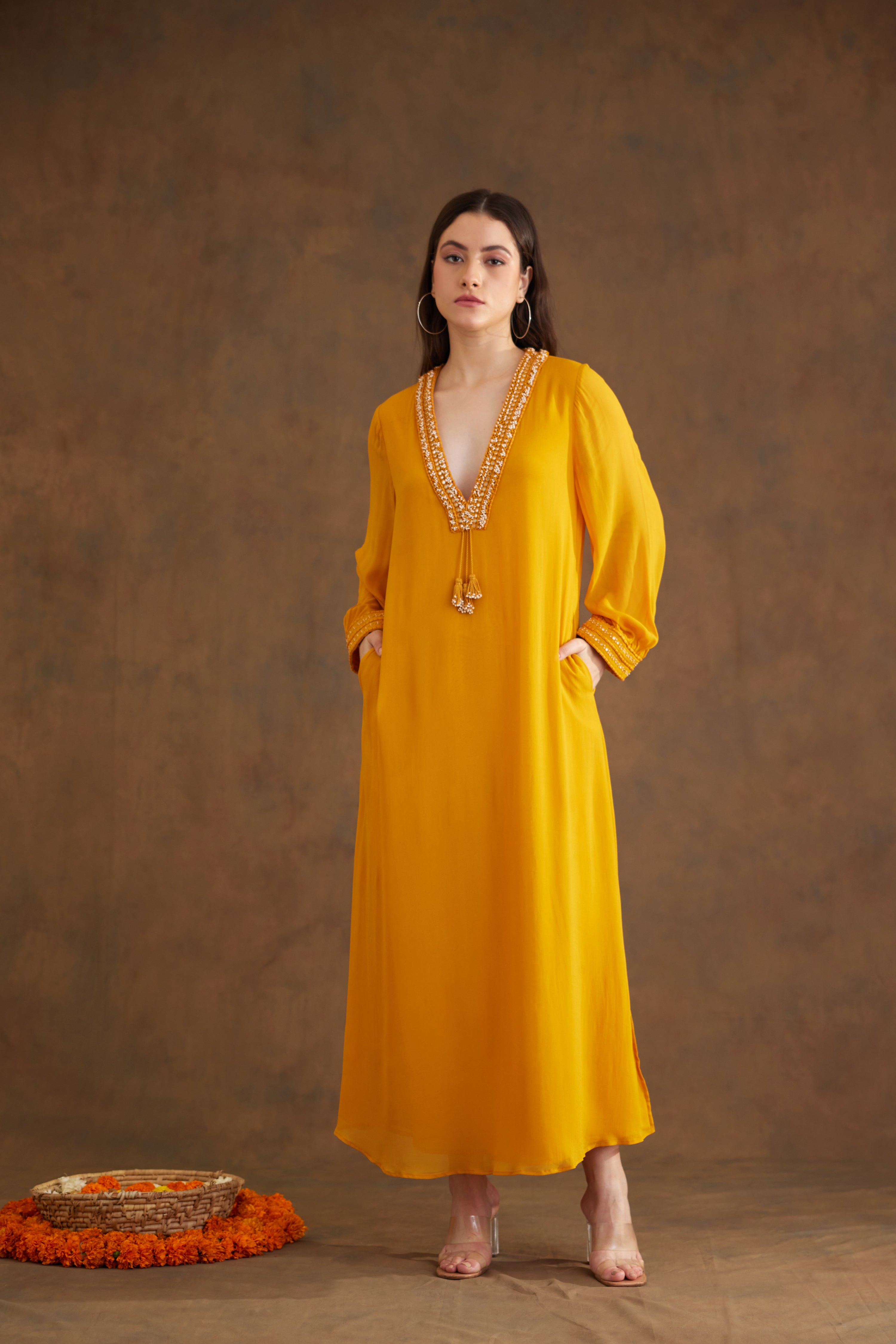 Ochre Maxi Dress