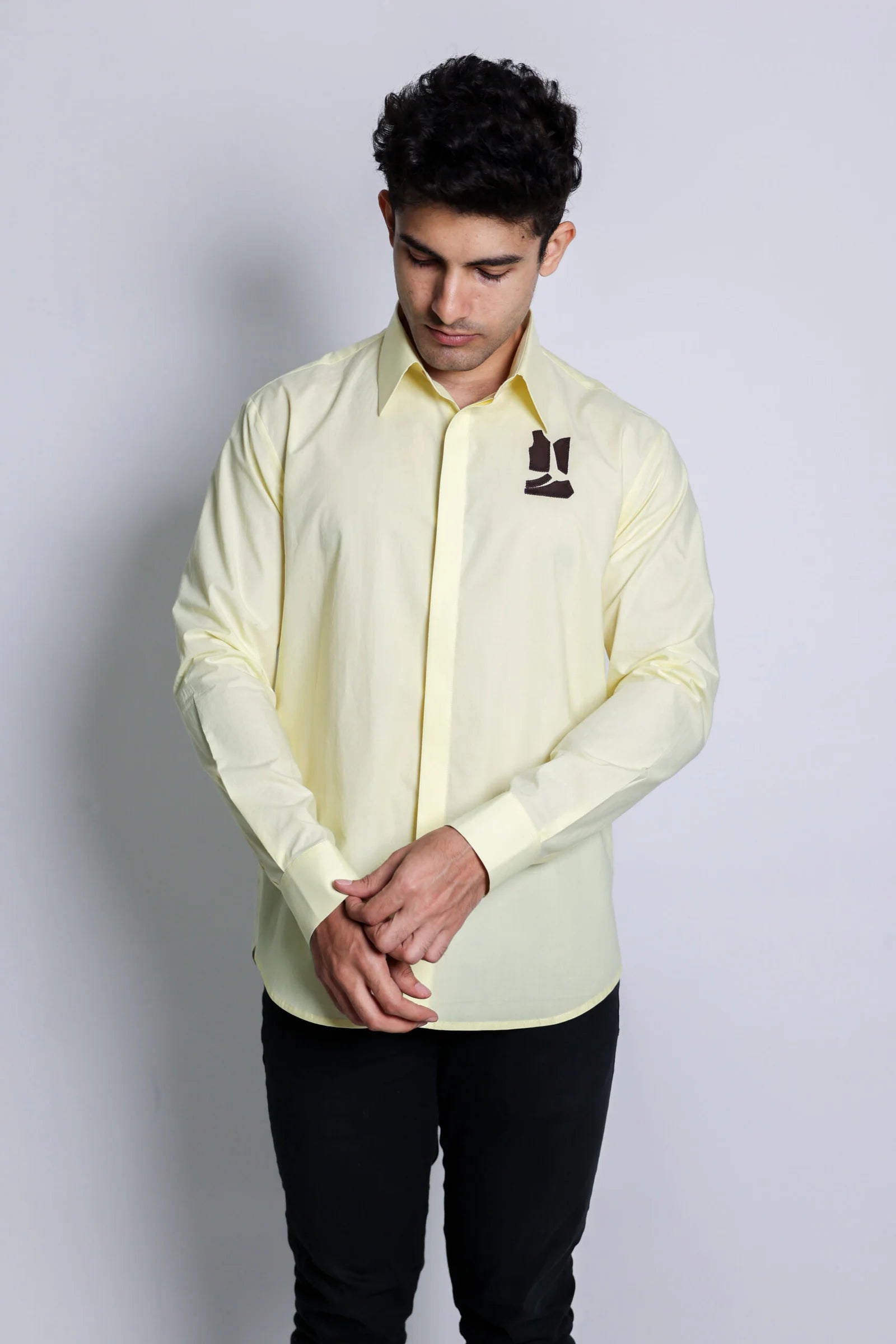 Leather Logo Shirt