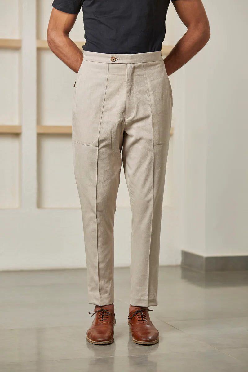 Smoky White Trousers