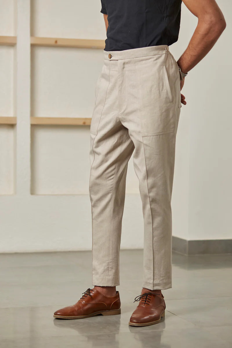 Smoky White Trousers