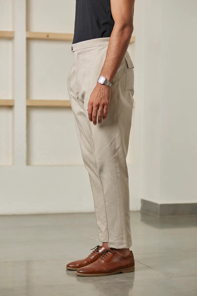 Smoky White Trousers