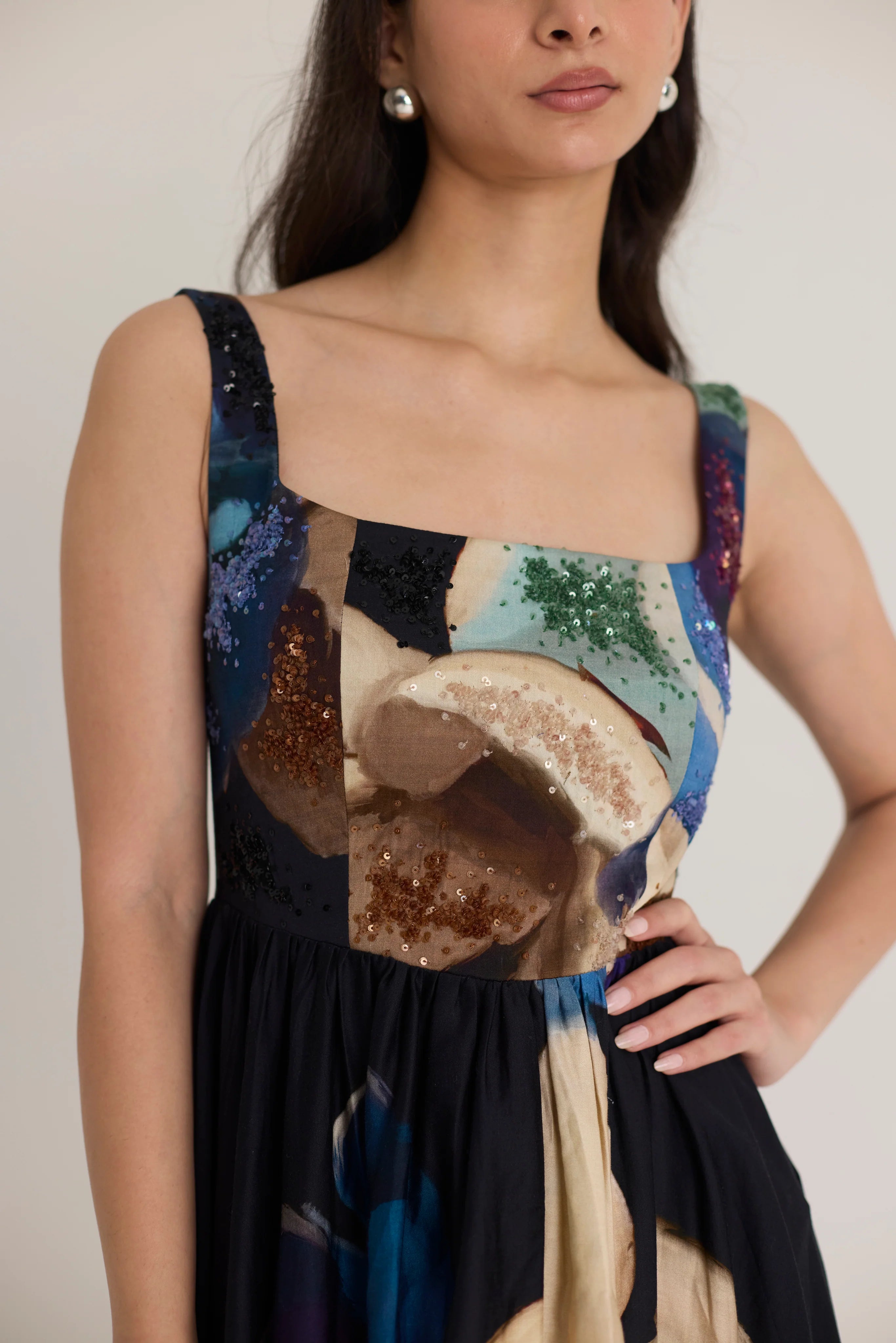 Rocco  Embroidered Dress