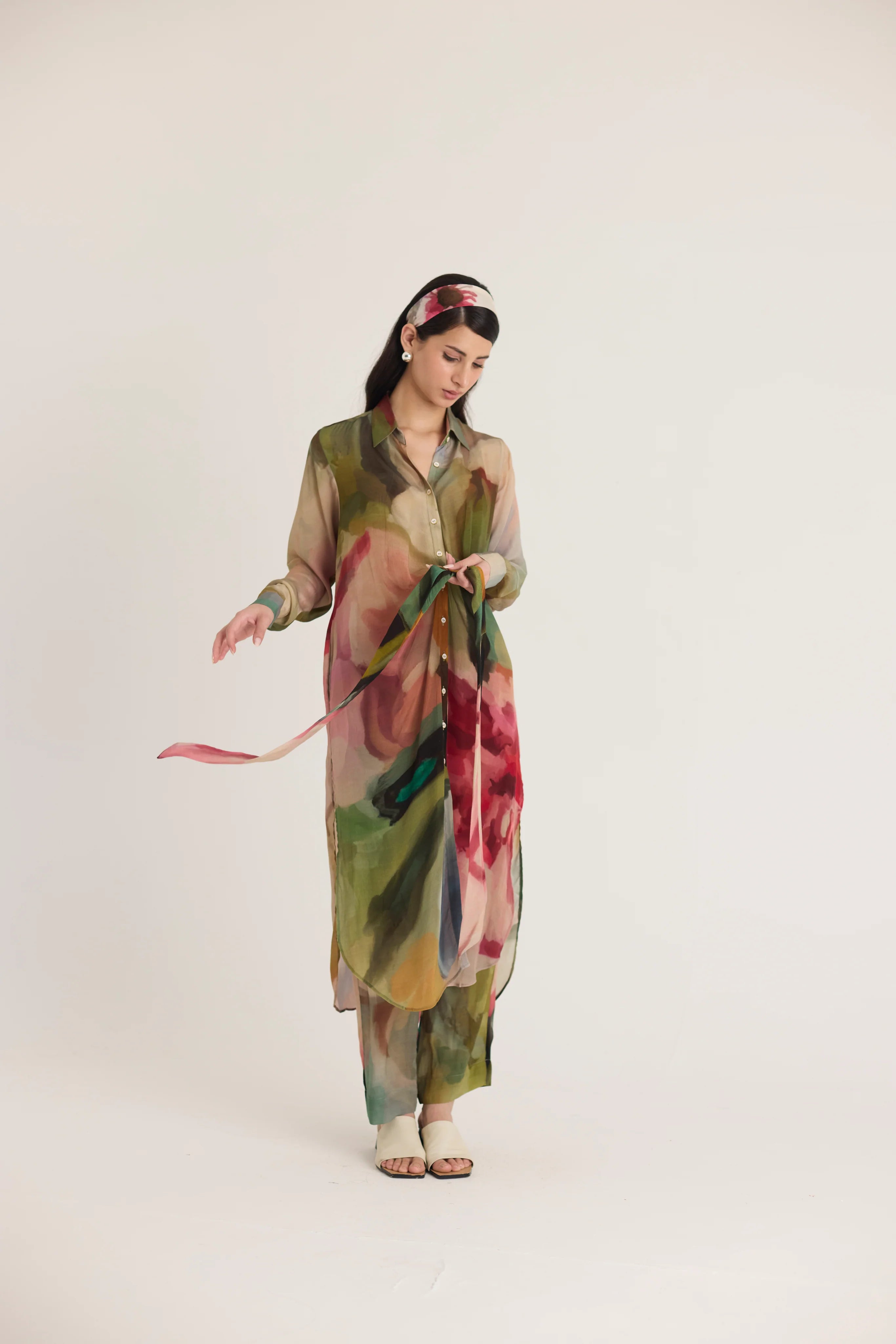 Tilly Wrap Kurta Set