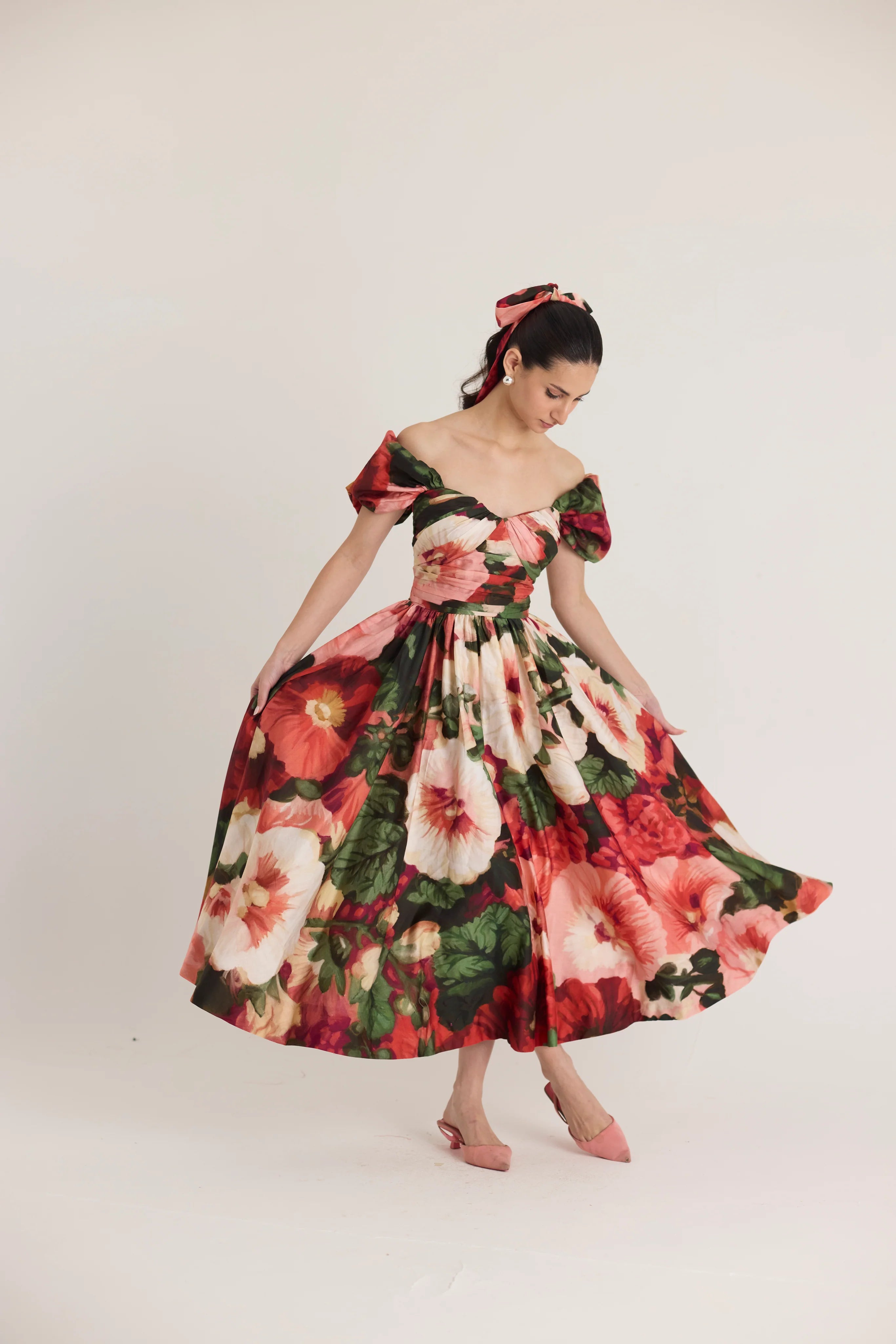 Scarlett  Puff Sleeve Dress