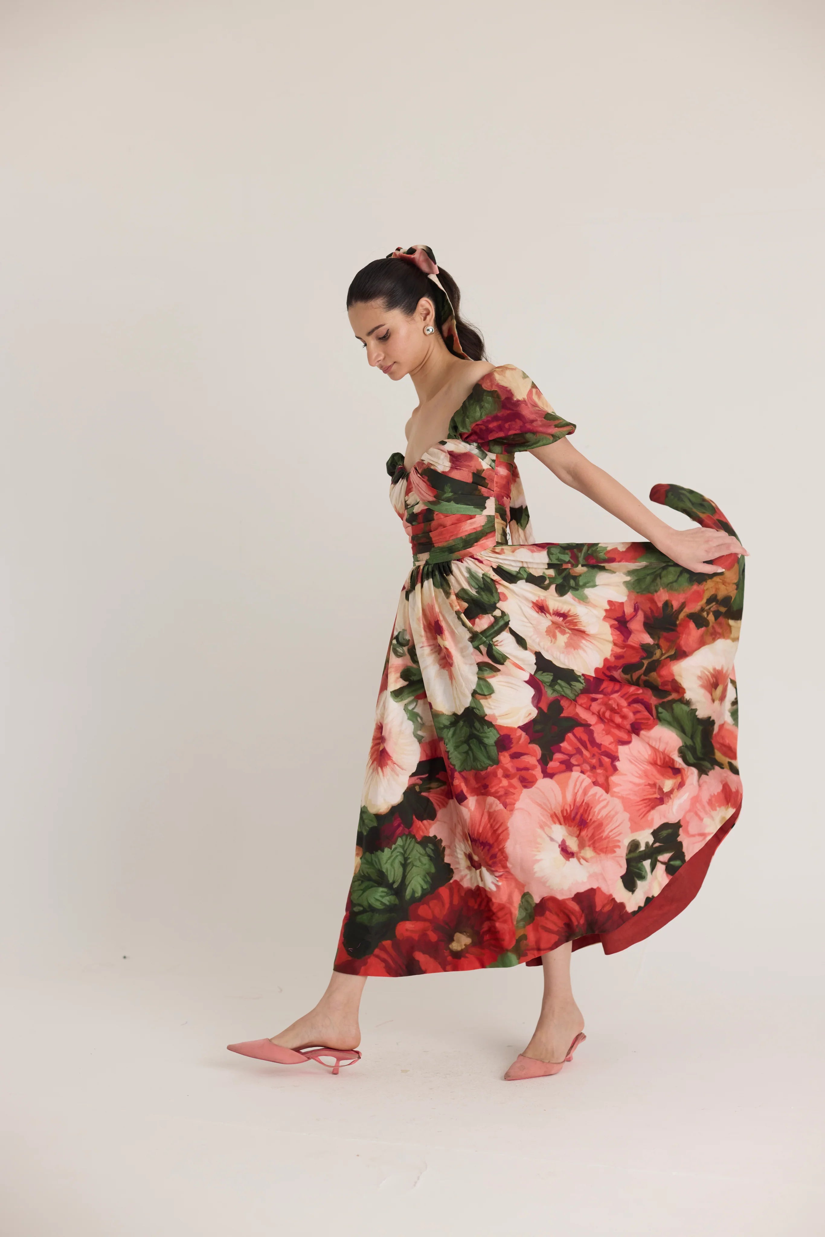 Scarlett  Puff Sleeve Dress