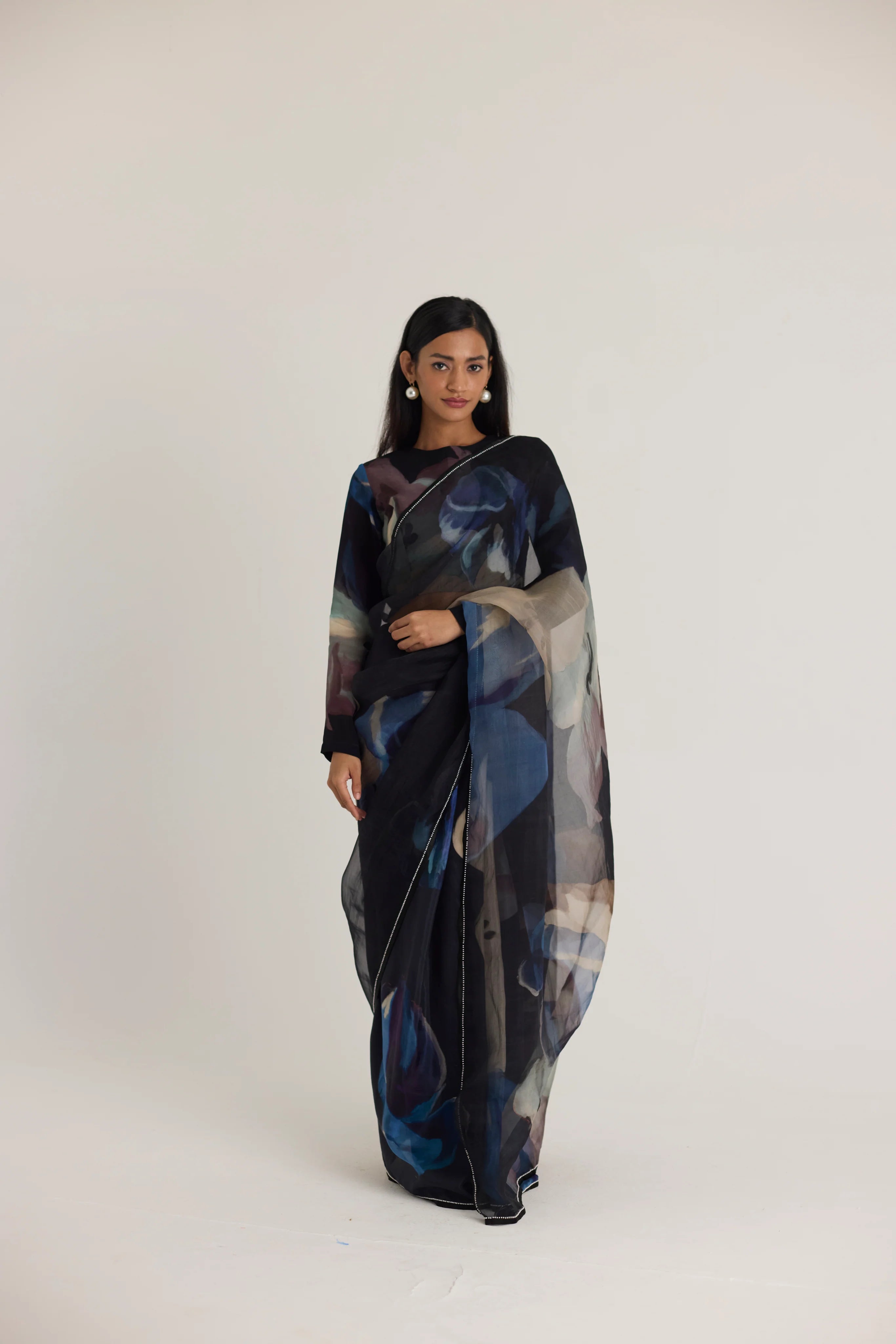 Rocco  Half Silk & Half Organza Saree