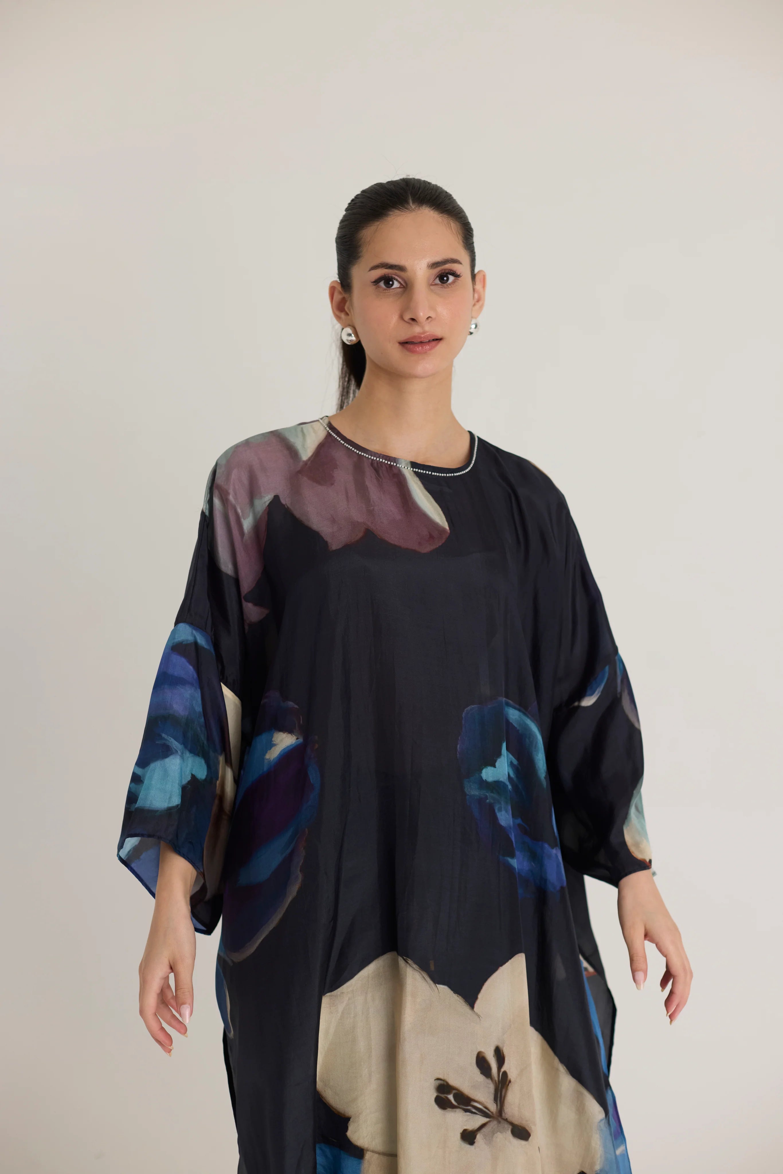 Rocco Silk Kaftan Set