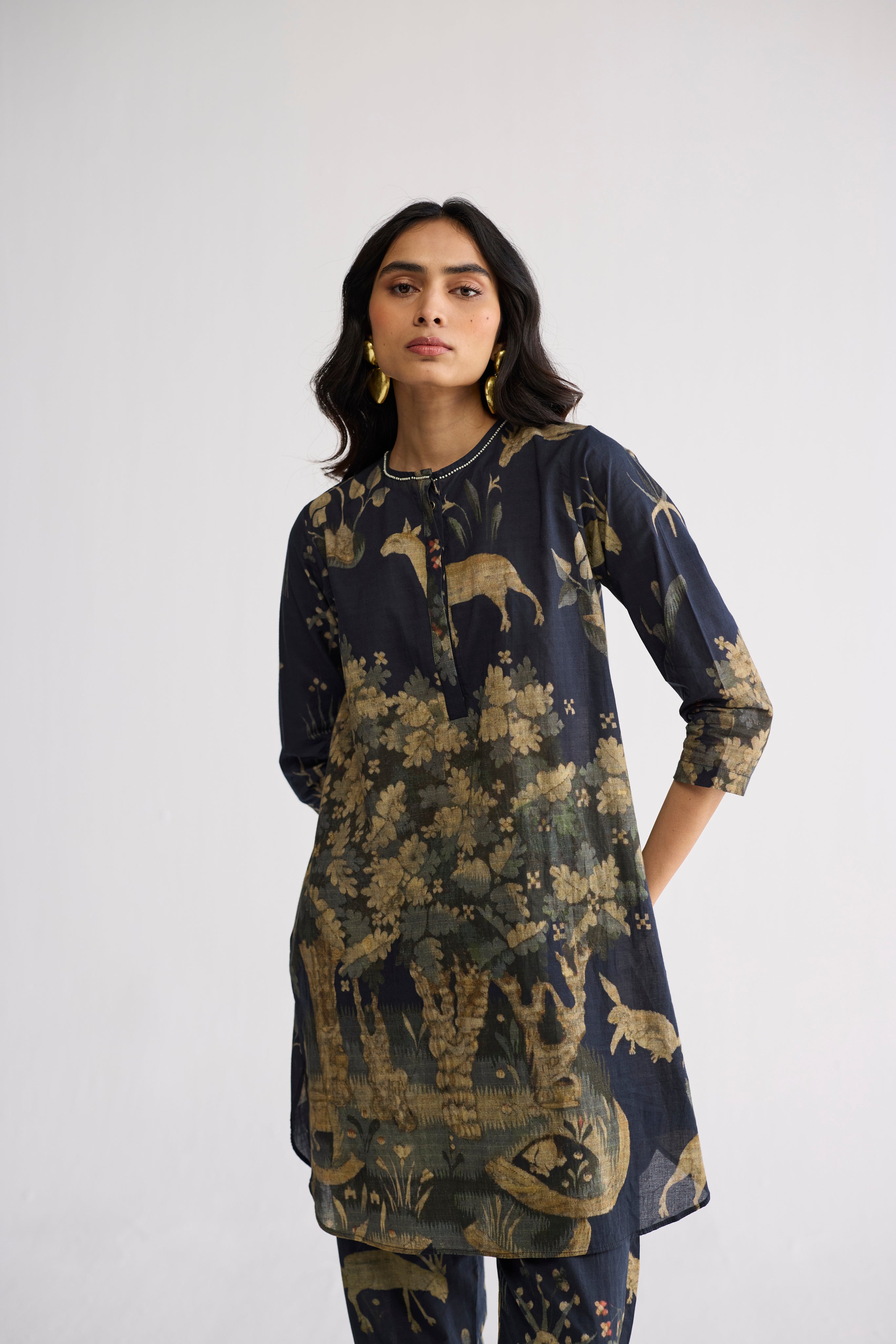 Banyan Short Kurta Set