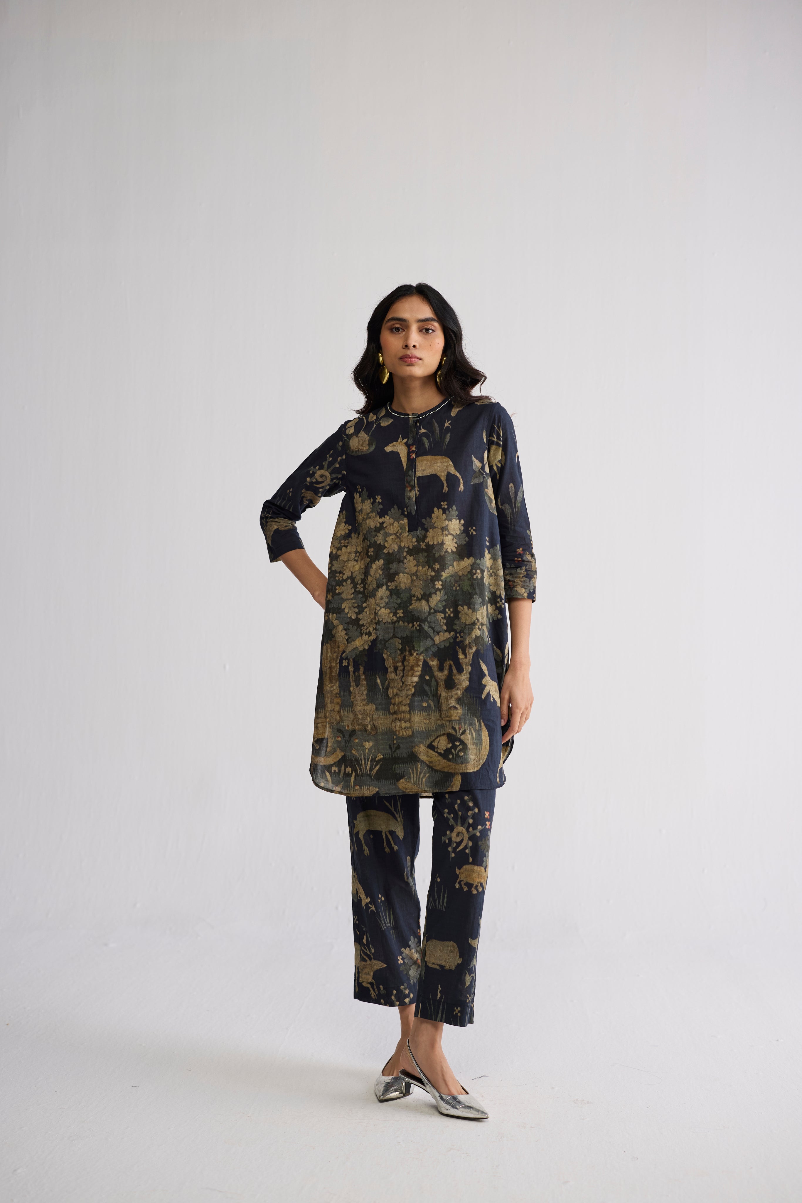 Banyan Short Kurta Set